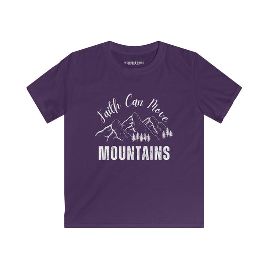 Faith Can Move Mountains Tee for Kids - Wellness Shine