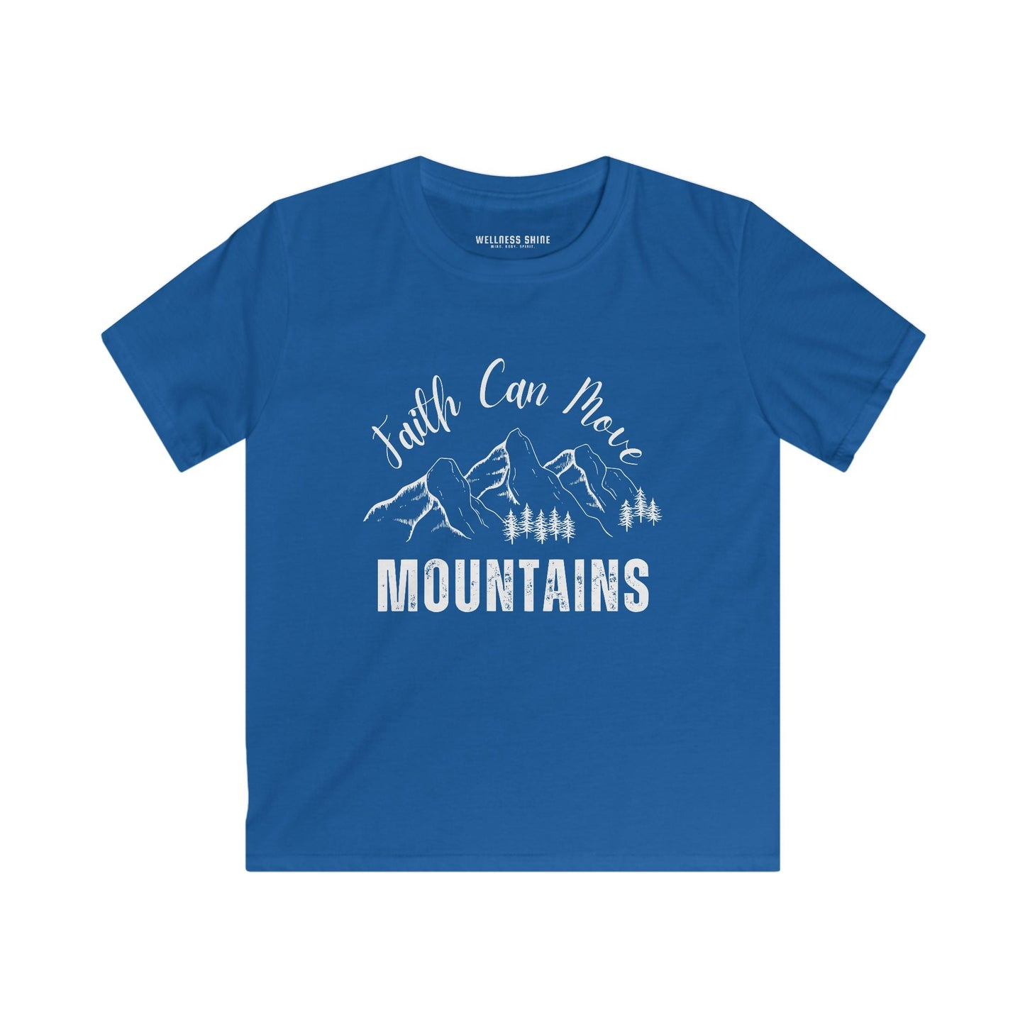 Faith Can Move Mountains Tee for Kids - Wellness Shine