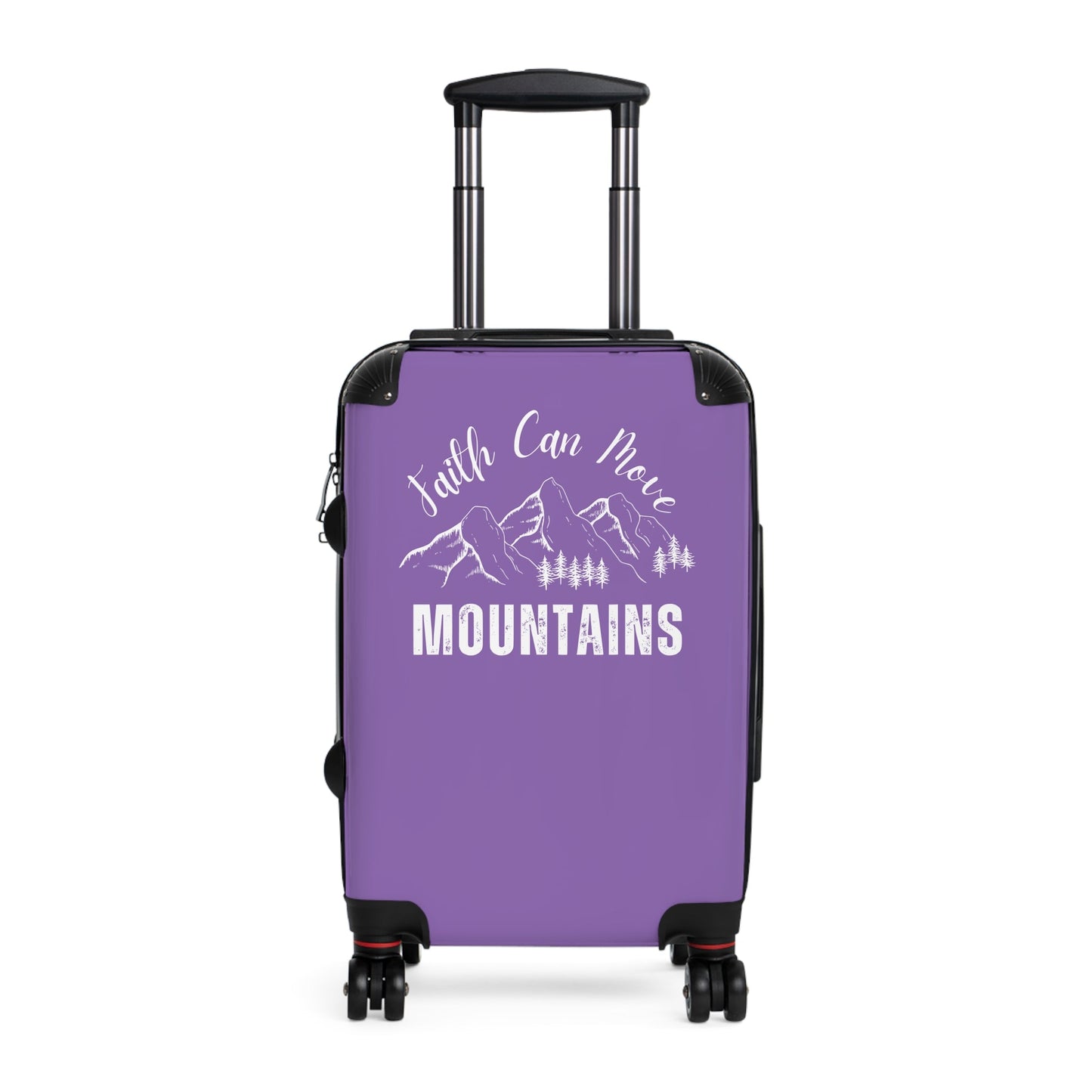 Faith Can Move Mountains Travel Luggage Suitcase - Wellness Shine