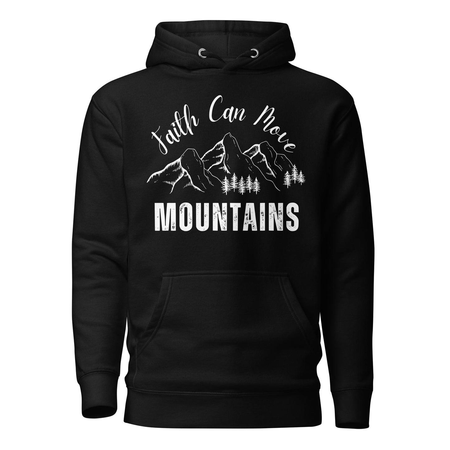 Faith Can Move Mountains Unisex Hoodie - Faith Based Apparel - Wellness Shine - Wellness Shine