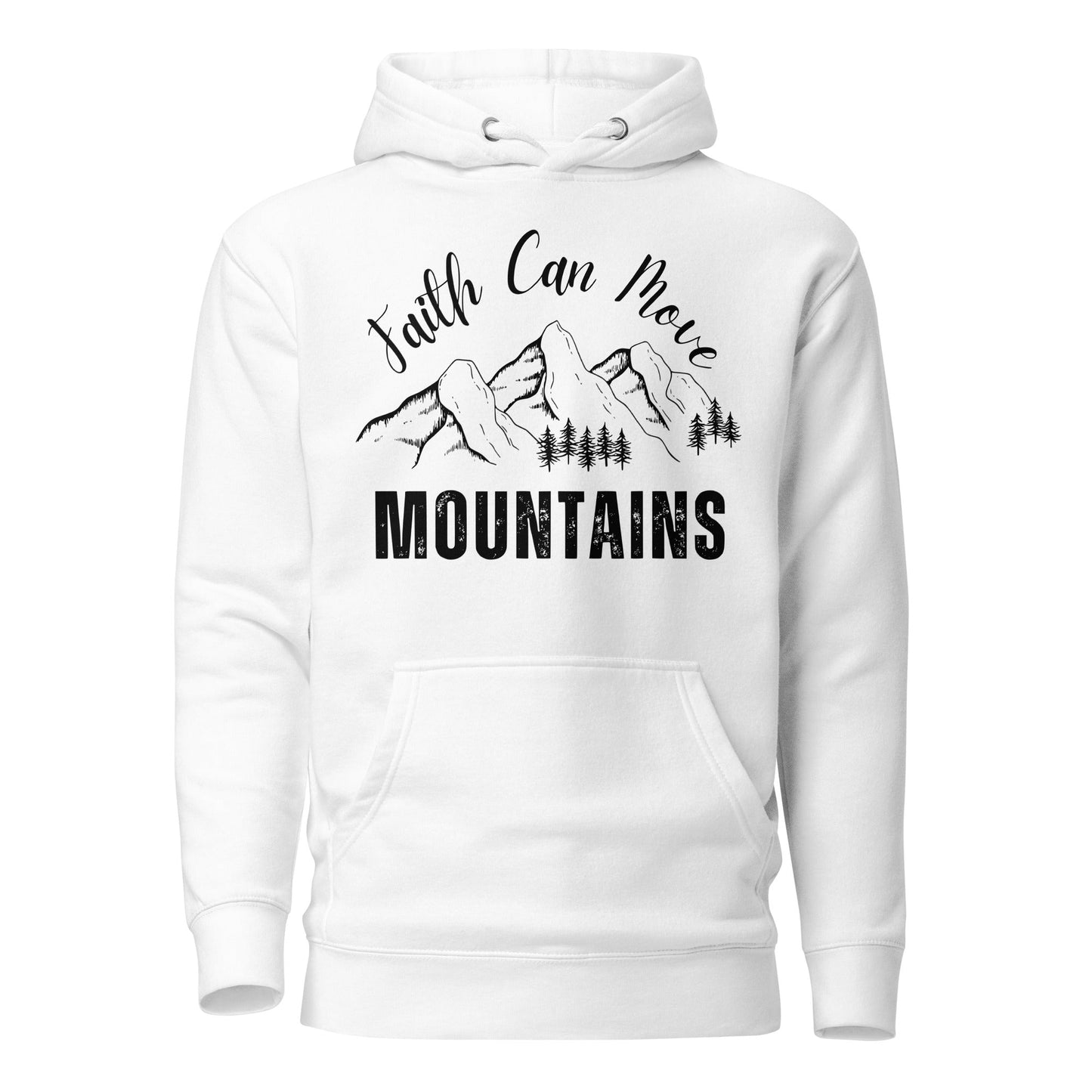 Faith Can Move Mountains Unisex Hoodie - Faith Based Apparel - Wellness Shine - Wellness Shine