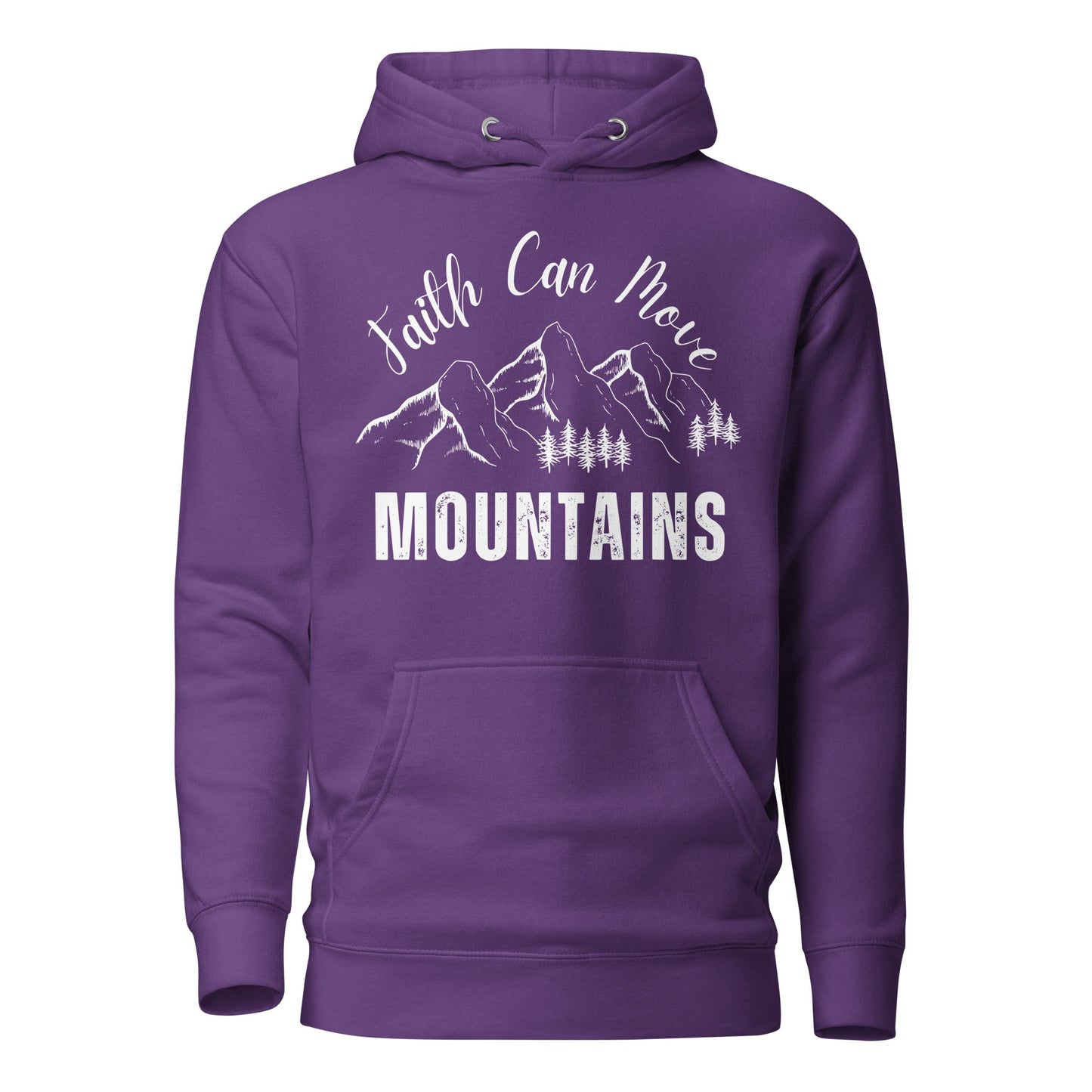 Faith Can Move Mountains Unisex Hoodie - Faith Based Apparel - Wellness Shine - Wellness Shine