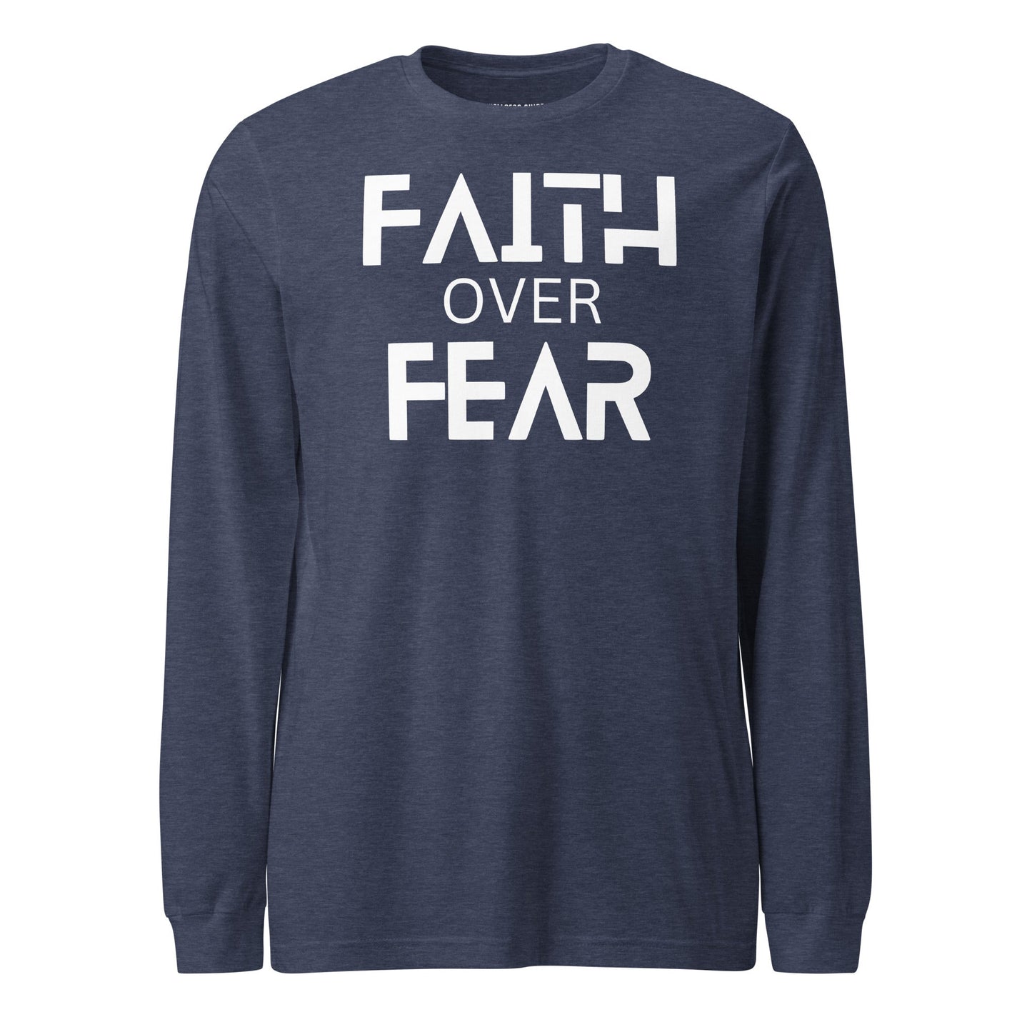 Faith Over Fear Unisex Long Sleeve Tee - Faith Based Apparel - Wellness Shine - Wellness Shine