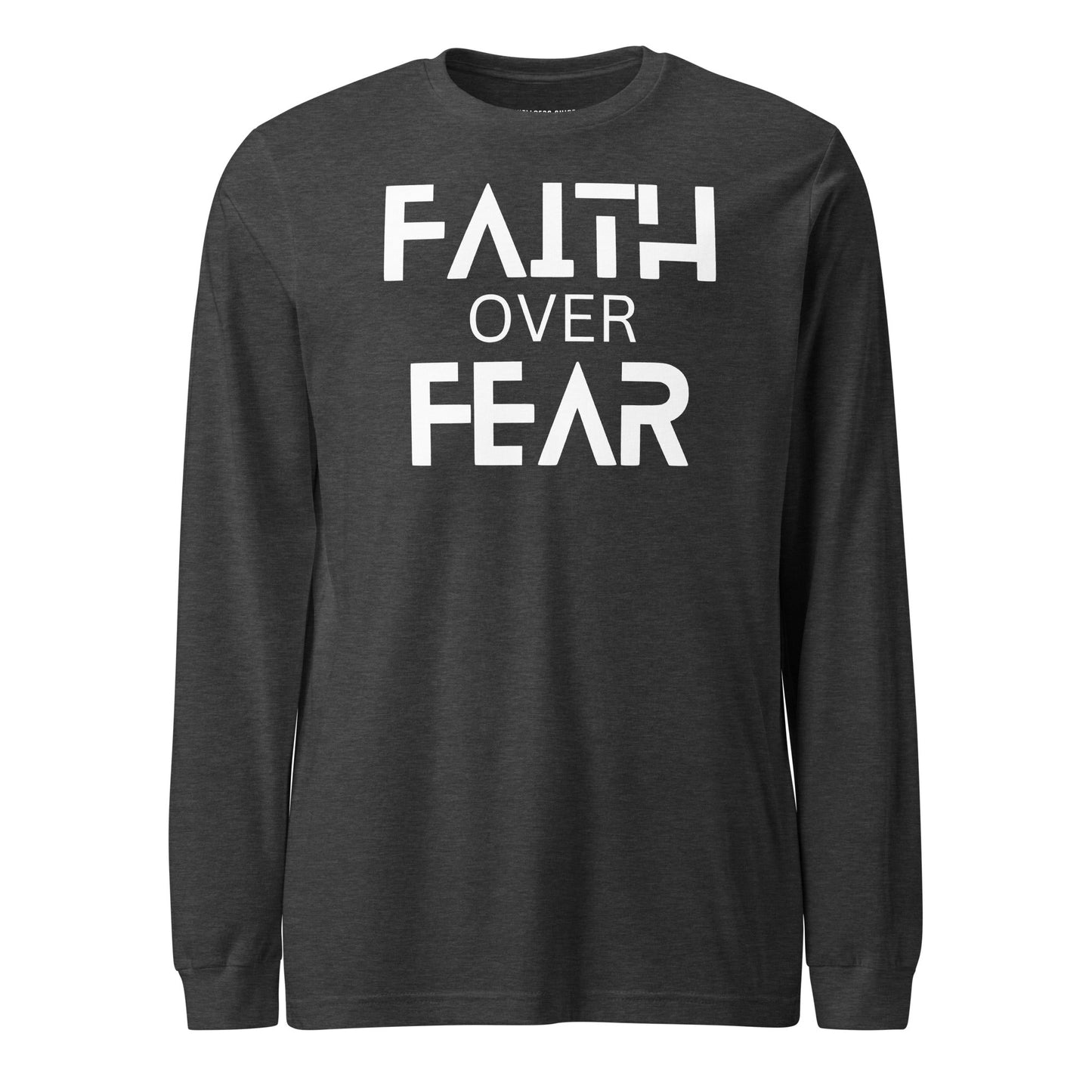 Faith Over Fear Unisex Long Sleeve Tee - Faith Based Apparel - Wellness Shine - Wellness Shine