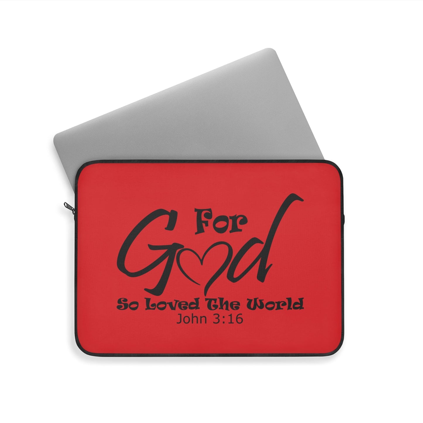 For God So Loved The World Laptop Sleeve - Wellness Shine