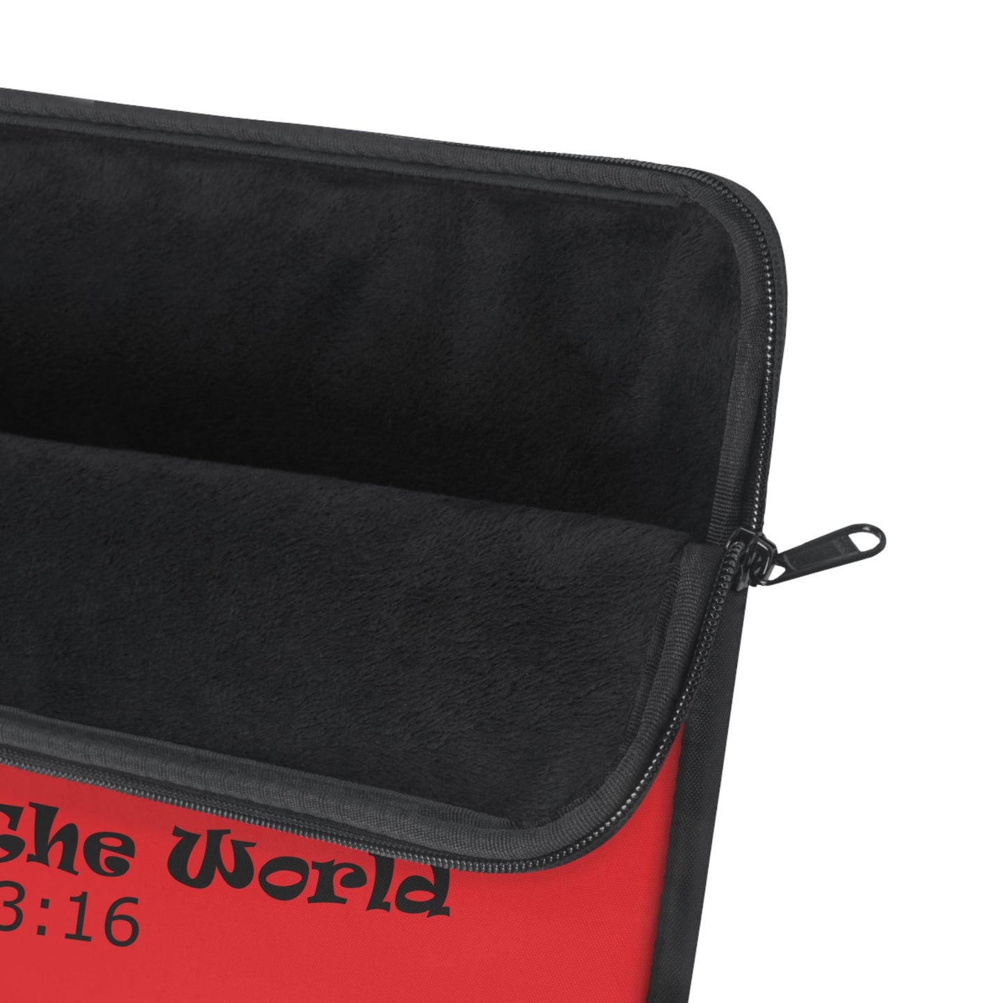 For God So Loved The World Laptop Sleeve - Wellness Shine