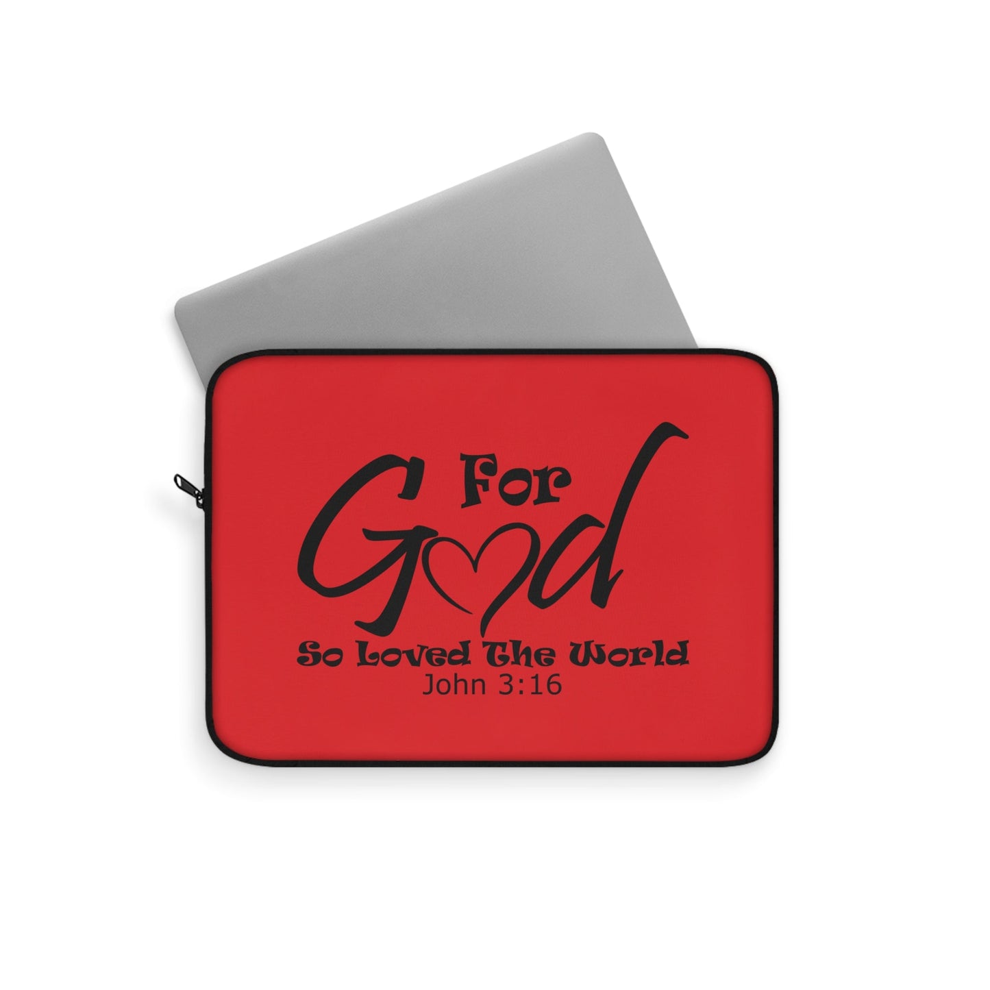 For God So Loved The World Laptop Sleeve - Wellness Shine