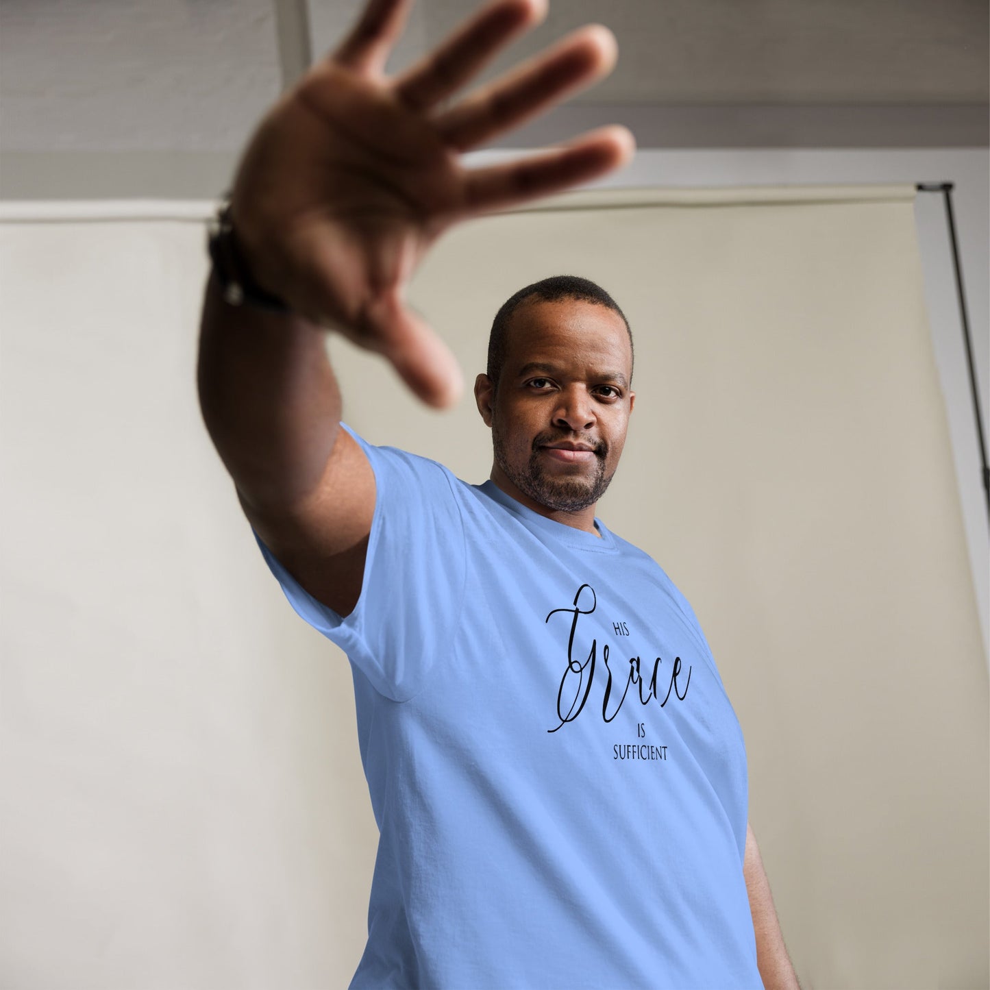 His Grace Christian Shirt, Bible Versed Tee, Gift - Christianity, Christianity Apparel, Jesus - Christian, Christianity Faith Shirt - Wellness Shine