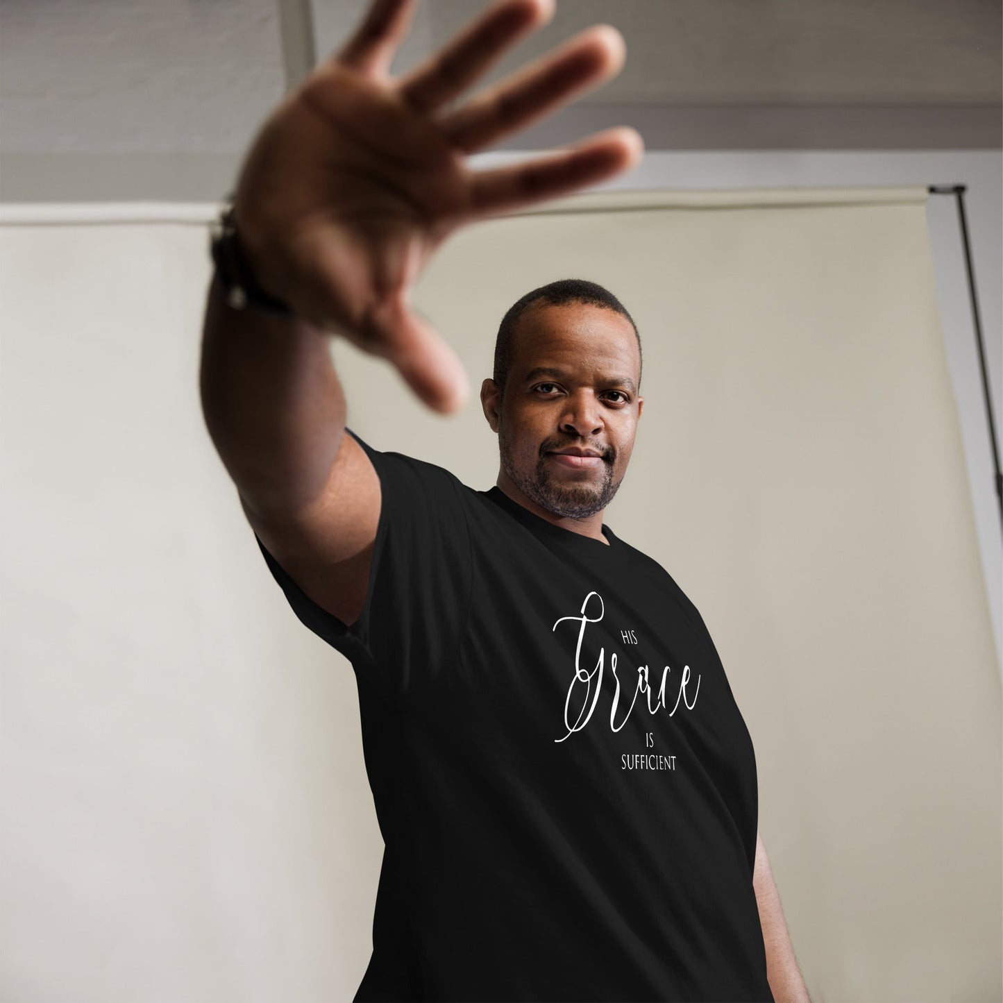 His Grace Christian Shirt, Bible Versed Tee, Gift - Christianity, Christianity Apparel, Jesus - Christian, Christianity Faith Shirt - Wellness Shine