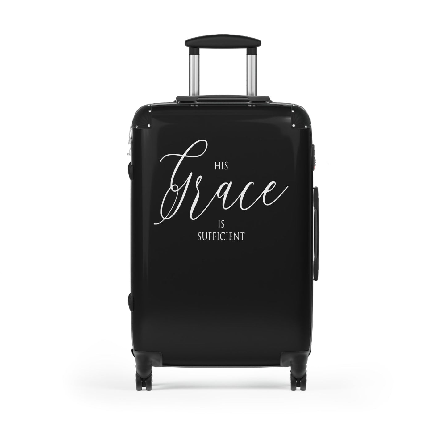 His Grace Is Sufficient Suitcase - Wellness Shine