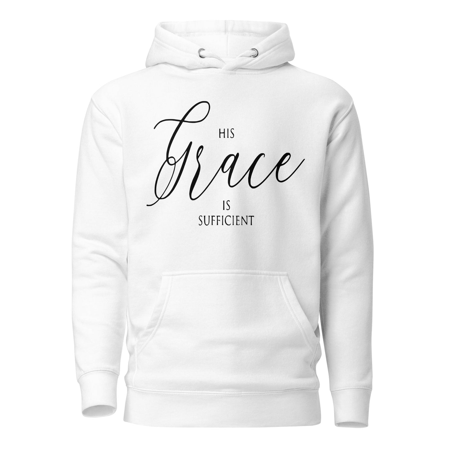 His Grace Unisex Hoodie - Faith Based Apparel - Wellness Shine - Wellness Shine