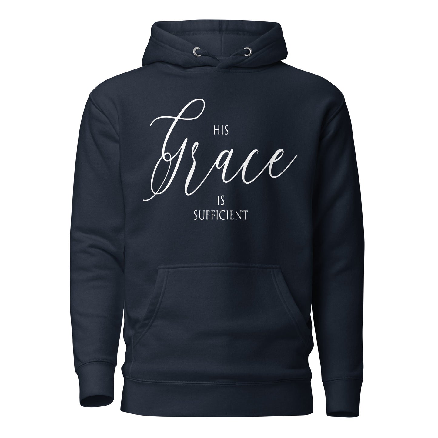 His Grace Unisex Hoodie - Faith Based Apparel - Wellness Shine - Wellness Shine