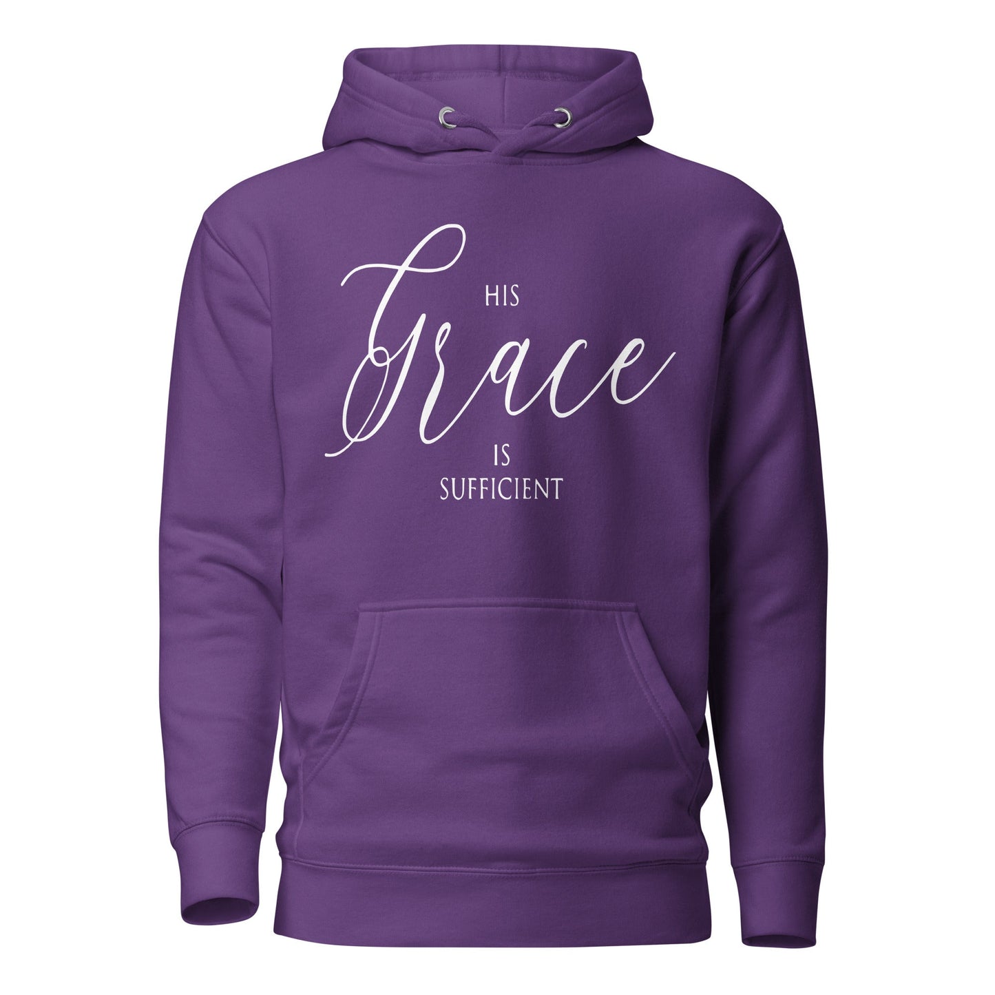 His Grace Unisex Hoodie - Faith Based Apparel - Wellness Shine - Wellness Shine