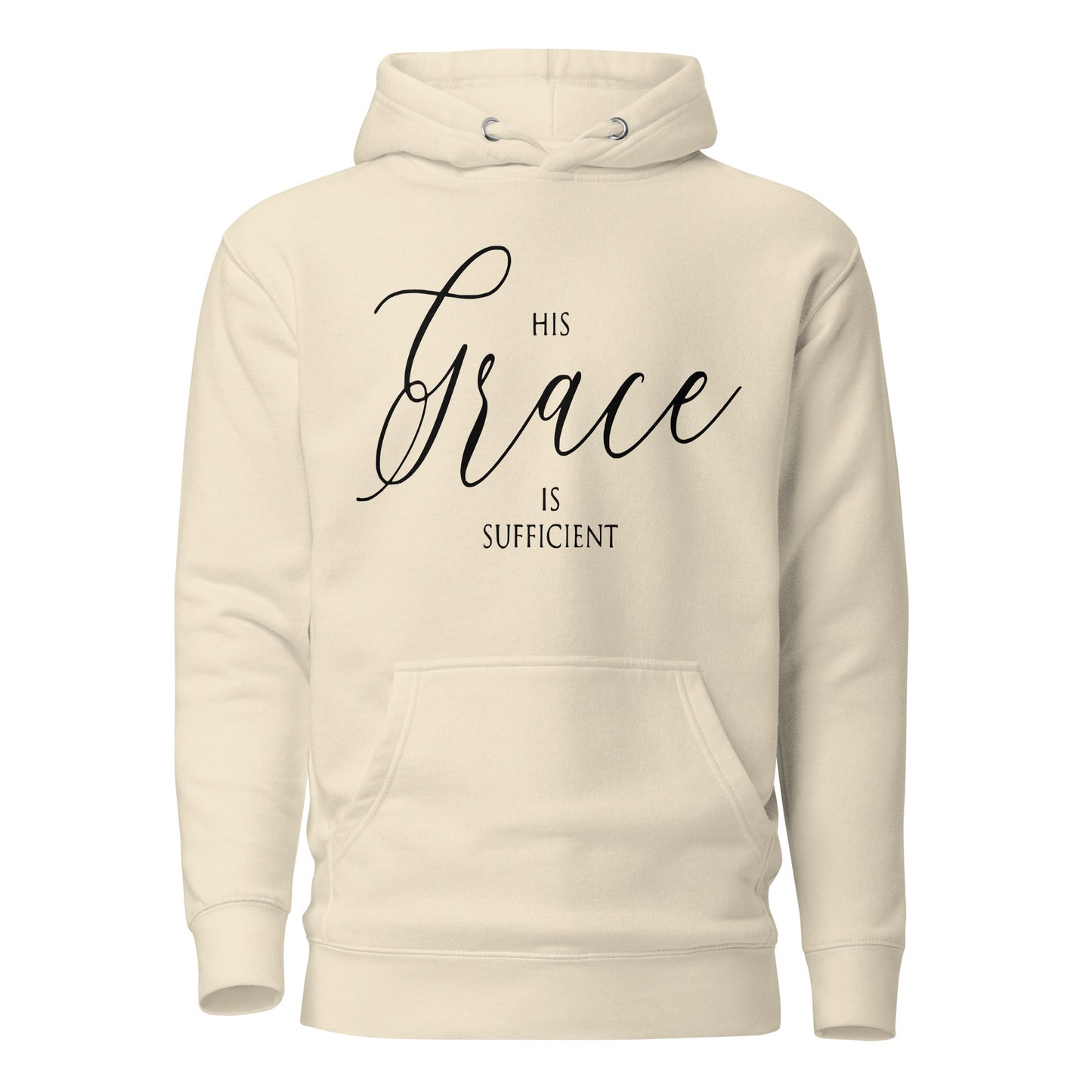 His Grace Unisex Hoodie - Faith Based Apparel - Wellness Shine - Wellness Shine