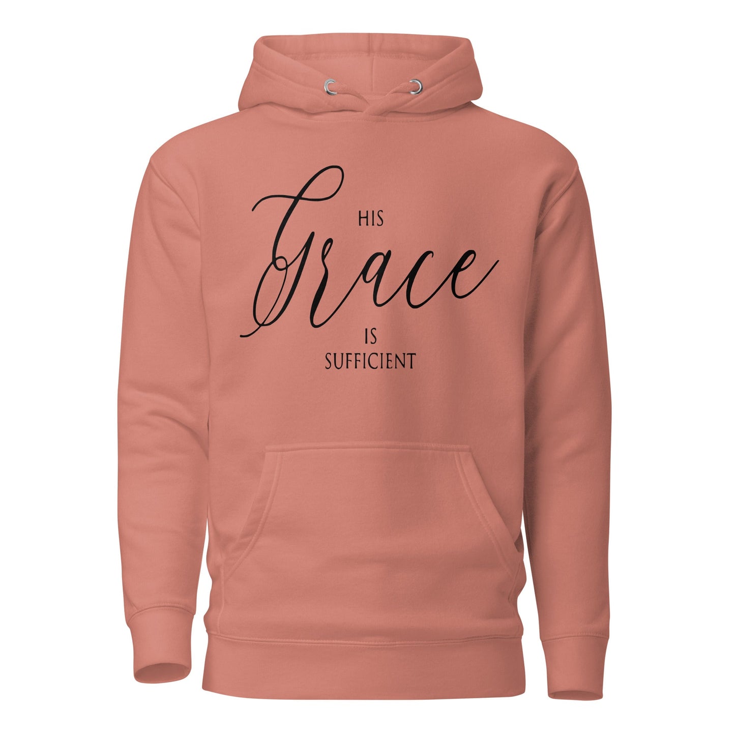 His Grace Unisex Hoodie - Faith Based Apparel - Wellness Shine - Wellness Shine