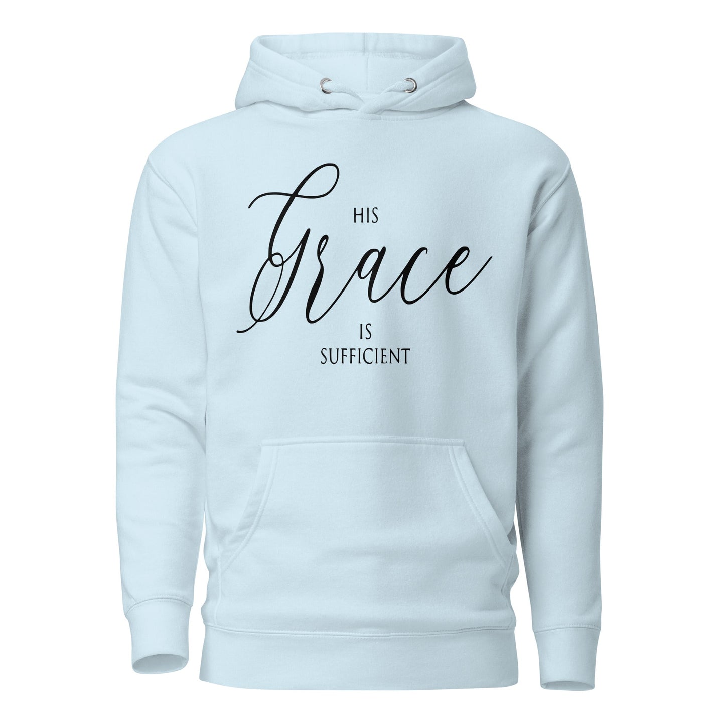 His Grace Unisex Hoodie - Faith Based Apparel - Wellness Shine - Wellness Shine