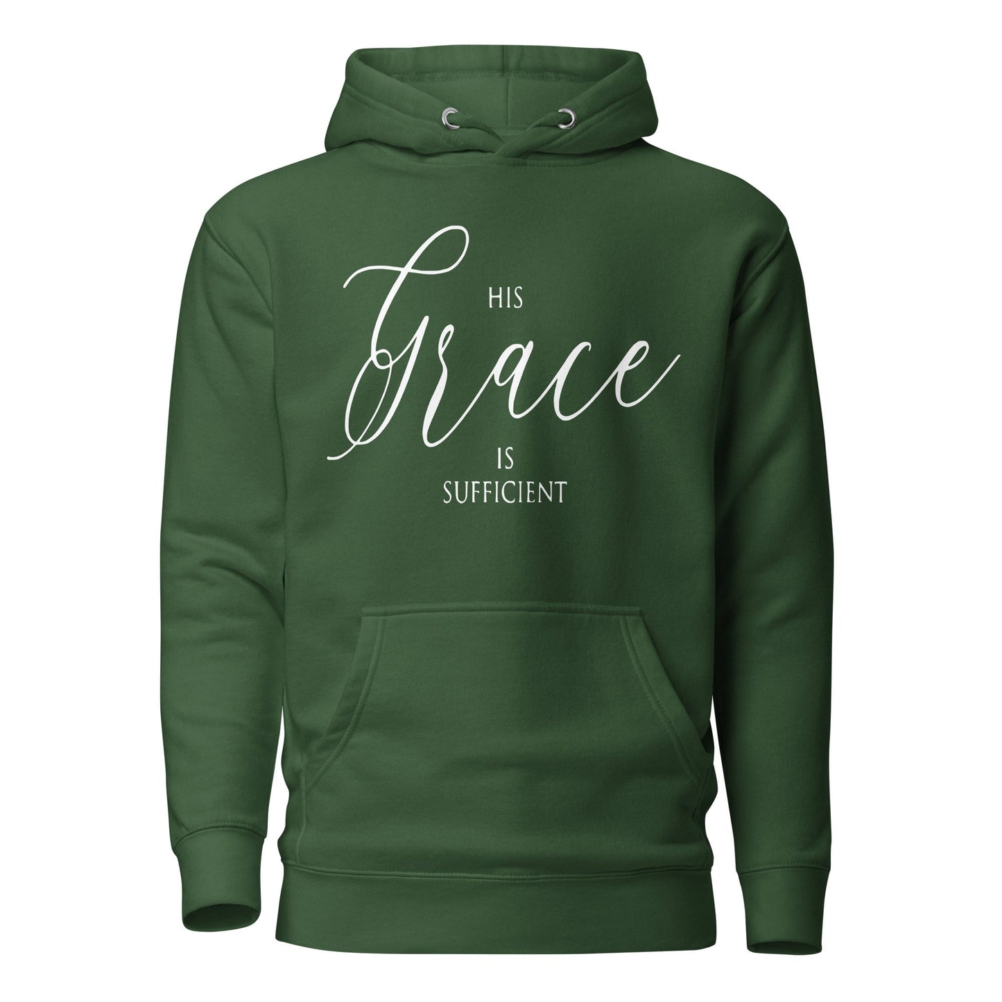His Grace Unisex Hoodie - Faith Based Apparel - Wellness Shine - Wellness Shine
