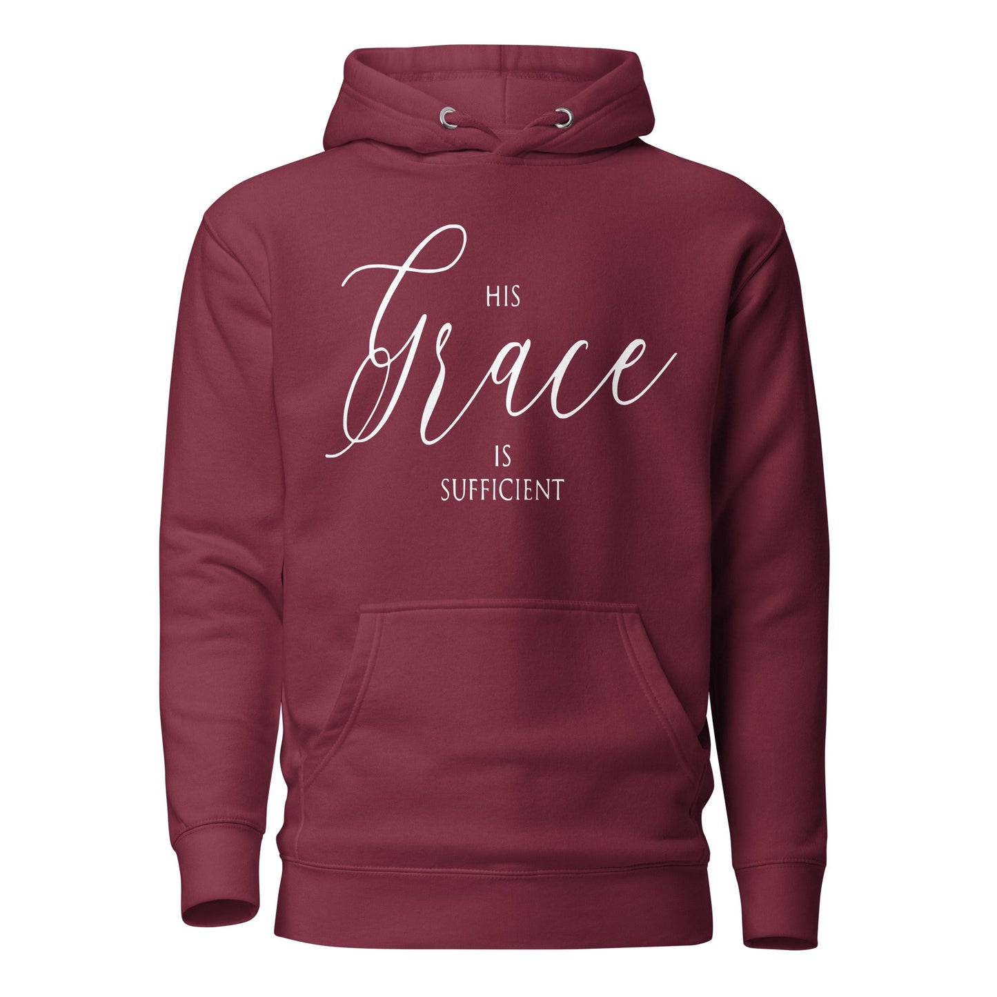 His Grace Unisex Hoodie - Faith Based Apparel - Wellness Shine - Wellness Shine