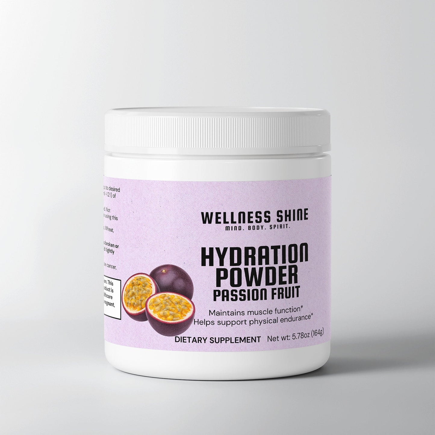 Hydration Powder (Passion Fruit) - Wellness Shine