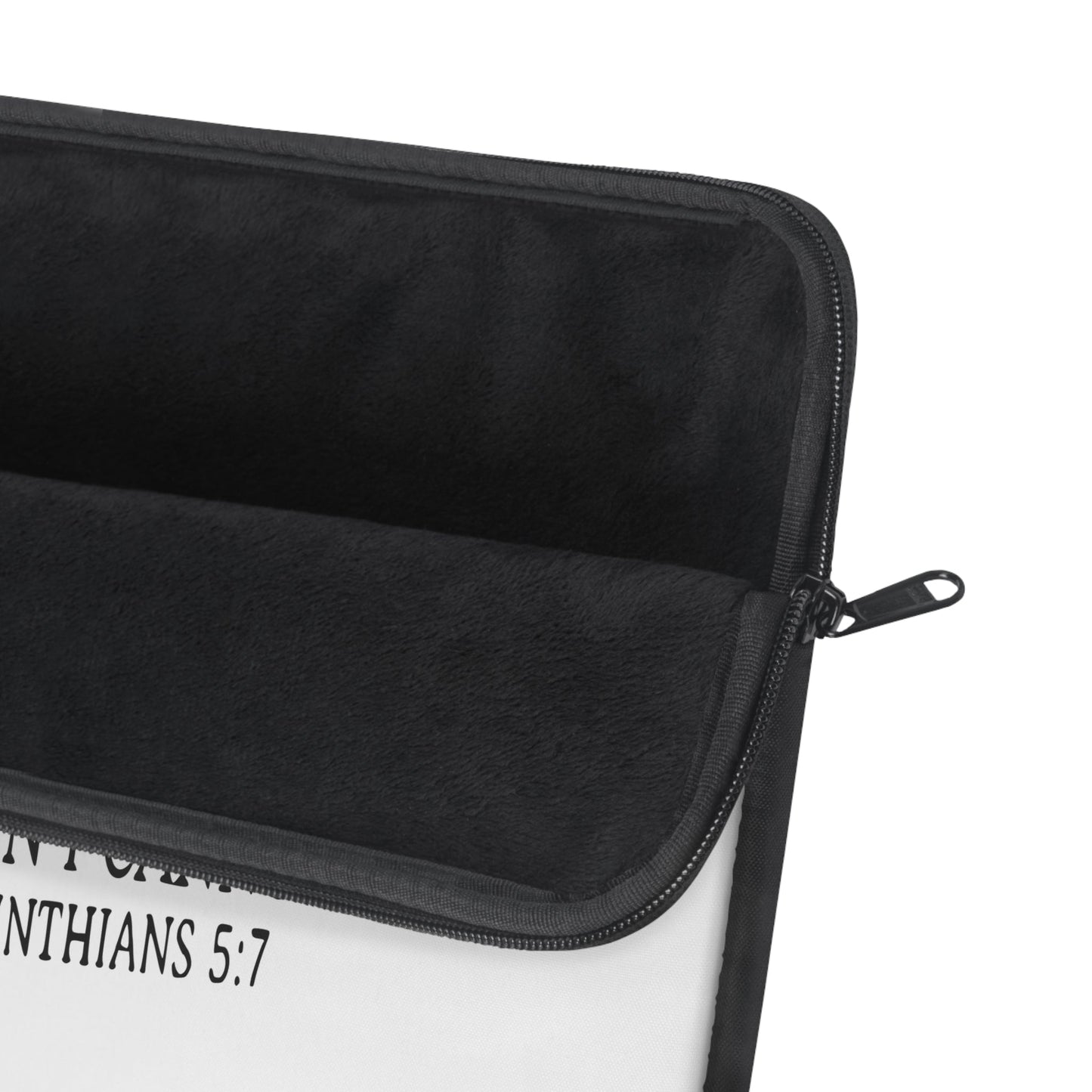 I Will Walk By Faith Laptop Sleeve - Wellness Shine