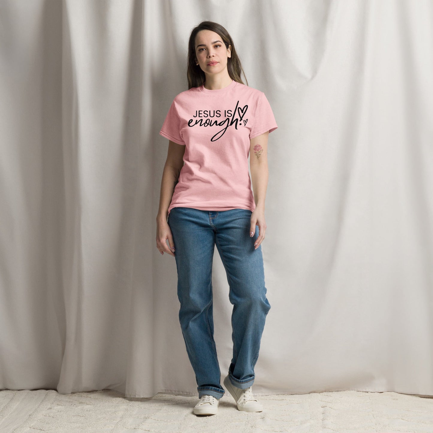 Jesus Is Enough Christian Shirt, Bible Versed Tee, Gift - Christianity, Christianity Apparel, Jesus - Christian, Christianity Faith Shirt - Wellness Shine