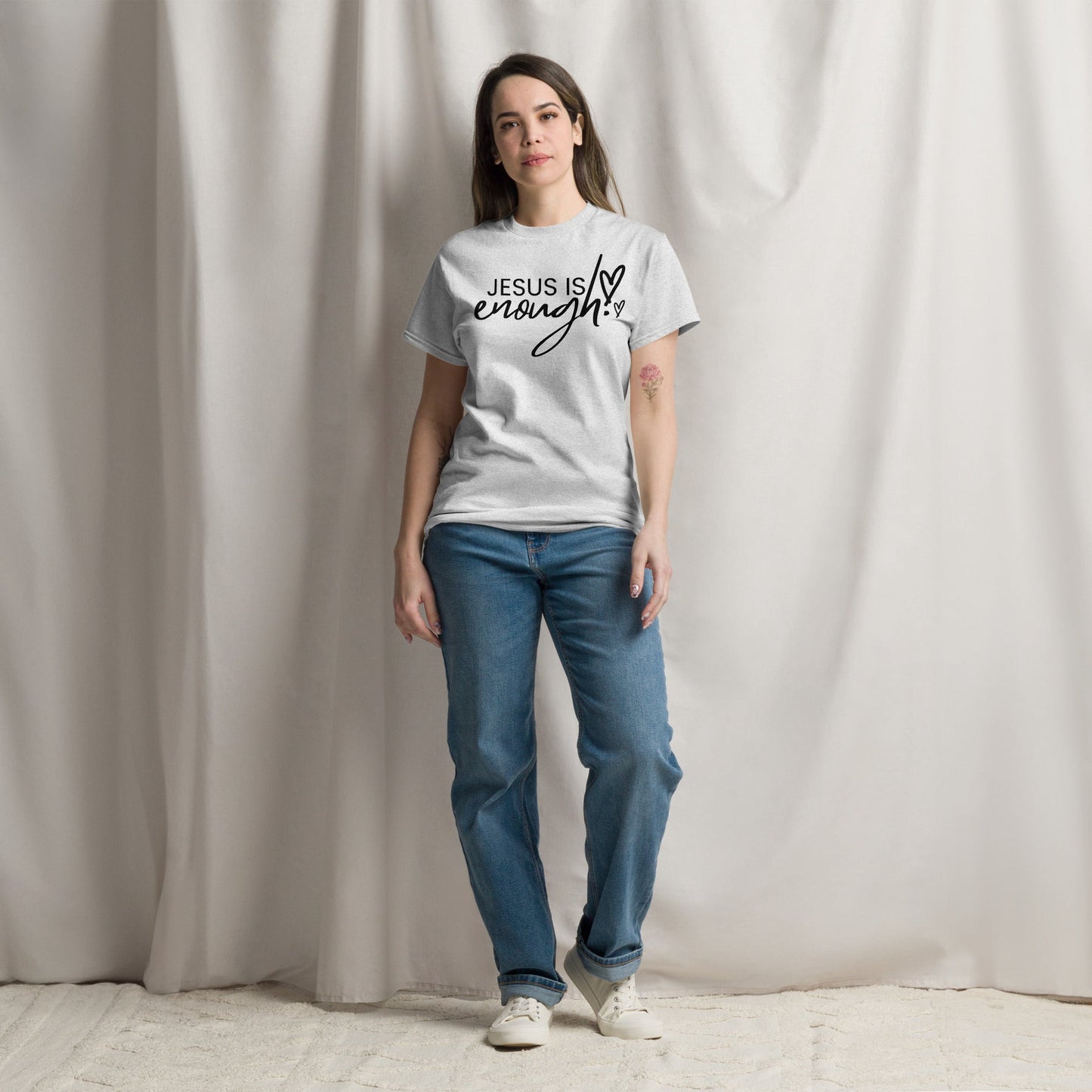 Jesus Is Enough Christian Shirt, Bible Versed Tee, Gift - Christianity, Christianity Apparel, Jesus - Christian, Christianity Faith Shirt - Wellness Shine