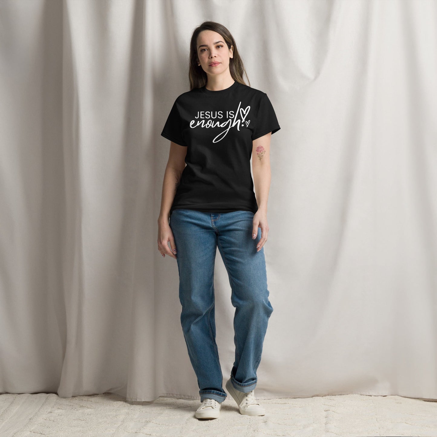 Jesus Is Enough Christian Shirt, Bible Versed Tee, Gift - Christianity, Christianity Apparel, Jesus - Christian, Christianity Faith Shirt - Wellness Shine