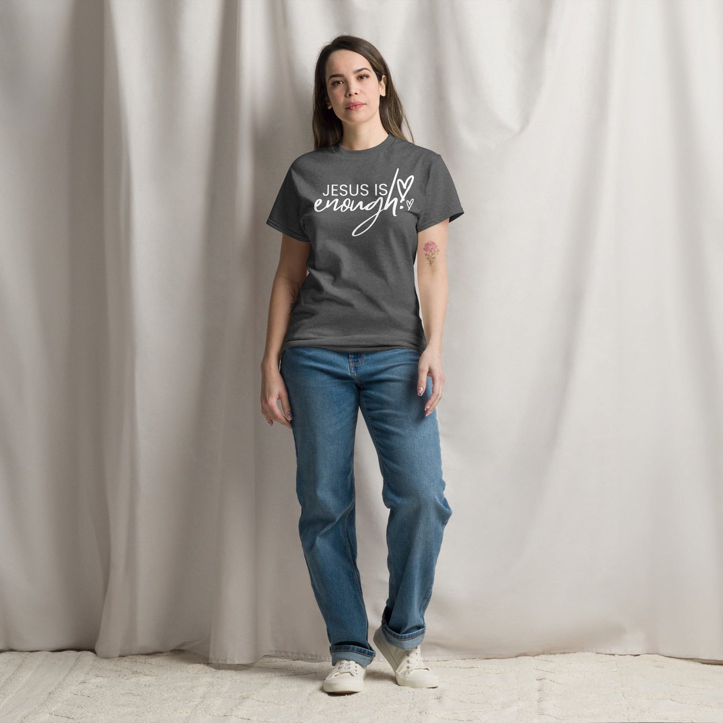 Jesus Is Enough Christian Shirt, Bible Versed Tee, Gift - Christianity, Christianity Apparel, Jesus - Christian, Christianity Faith Shirt - Wellness Shine