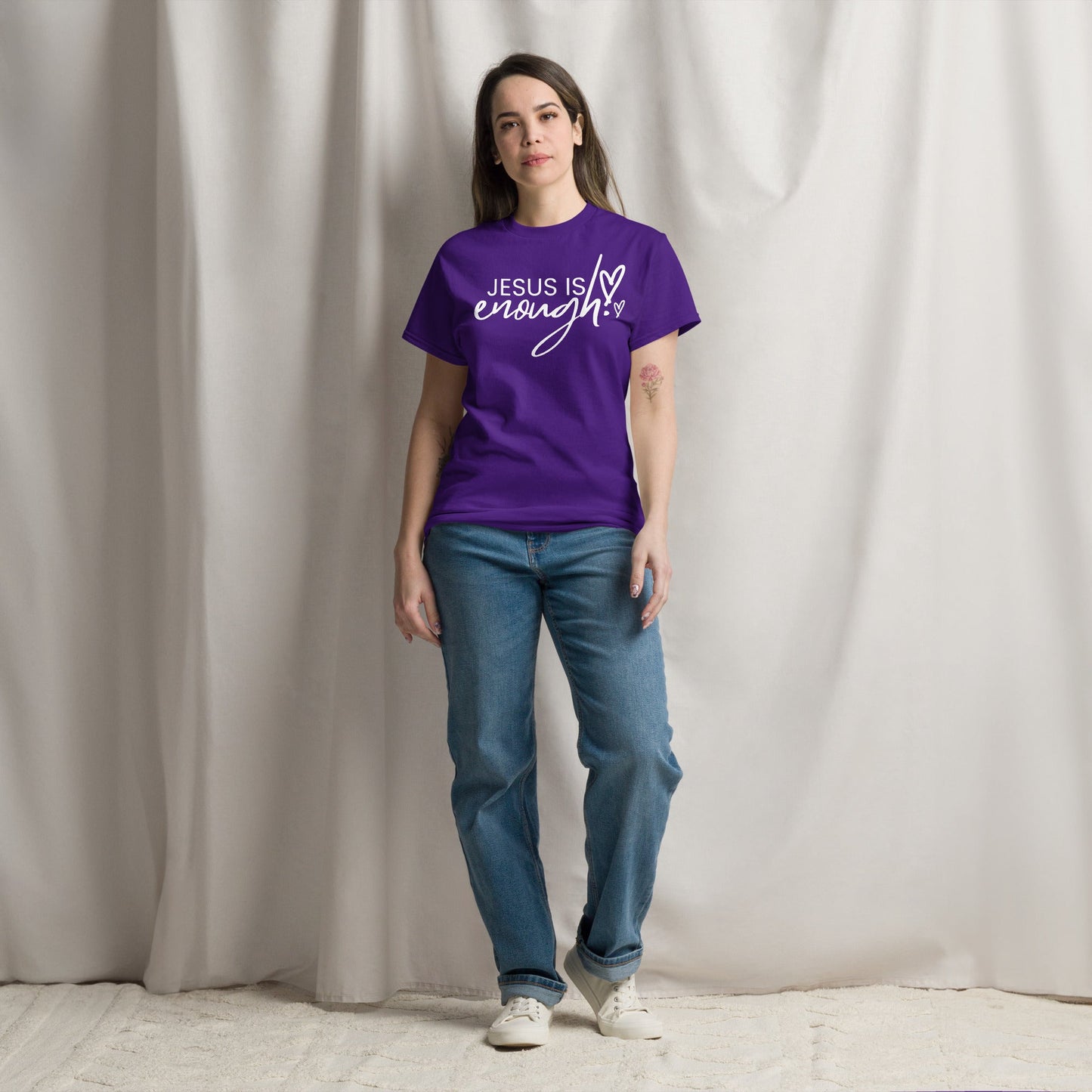 Jesus Is Enough Christian Shirt, Bible Versed Tee, Gift - Christianity, Christianity Apparel, Jesus - Christian, Christianity Faith Shirt - Wellness Shine