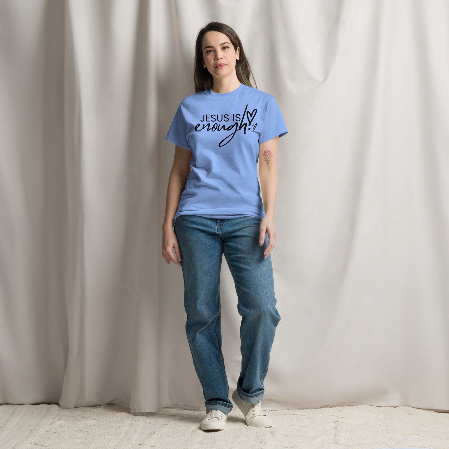 Jesus Is Enough Christian Shirt, Bible Versed Tee, Gift - Christianity, Christianity Apparel, Jesus - Christian, Christianity Faith Shirt - Wellness Shine