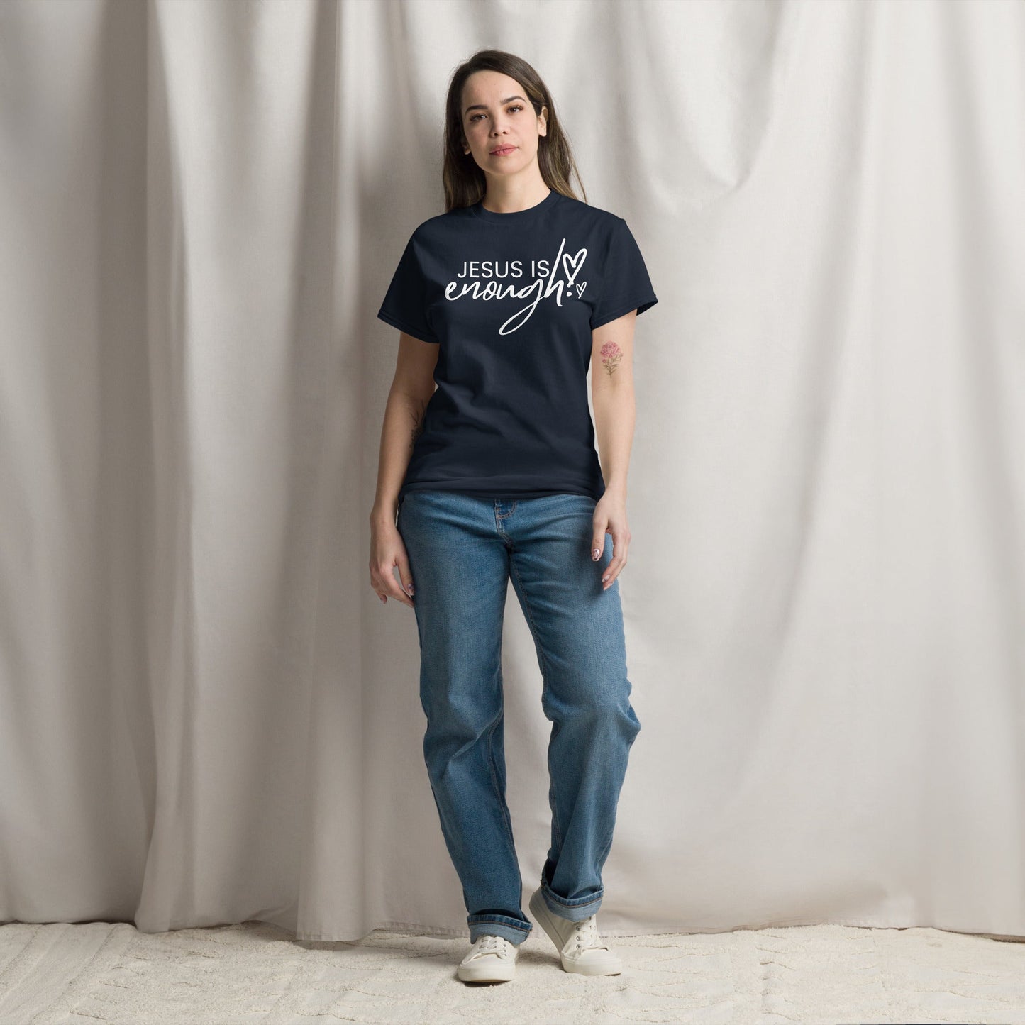 Jesus Is Enough Christian Shirt, Bible Versed Tee, Gift - Christianity, Christianity Apparel, Jesus - Christian, Christianity Faith Shirt - Wellness Shine