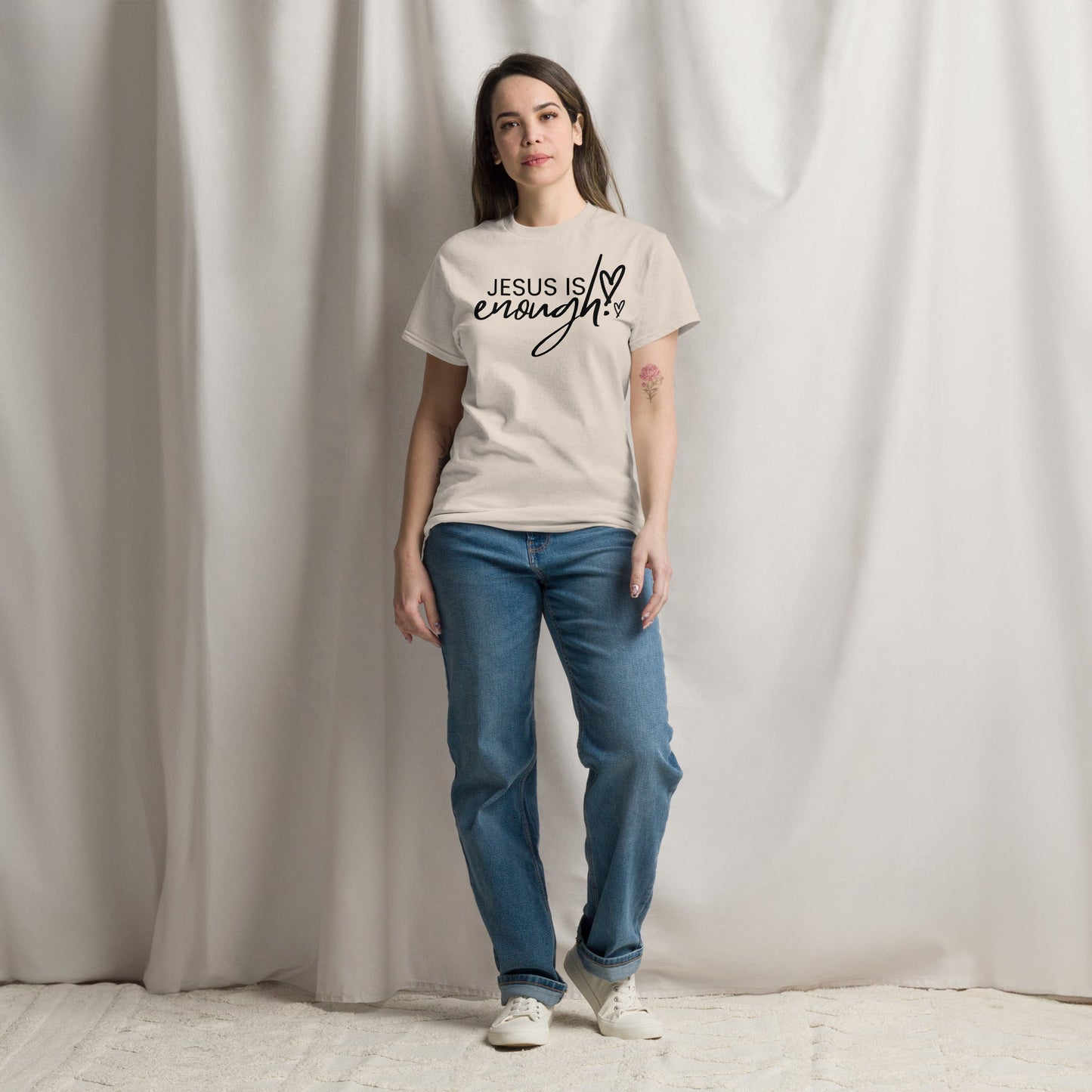 Jesus Is Enough Christian Shirt, Bible Versed Tee, Gift - Christianity, Christianity Apparel, Jesus - Christian, Christianity Faith Shirt - Wellness Shine