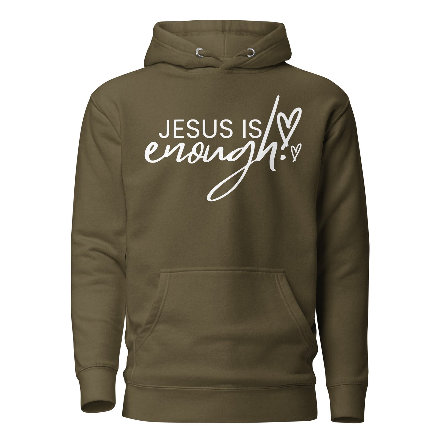 Jesus Is Enough Unisex Hoodie - Faith Based Apparel - Wellness Shine - Wellness Shine