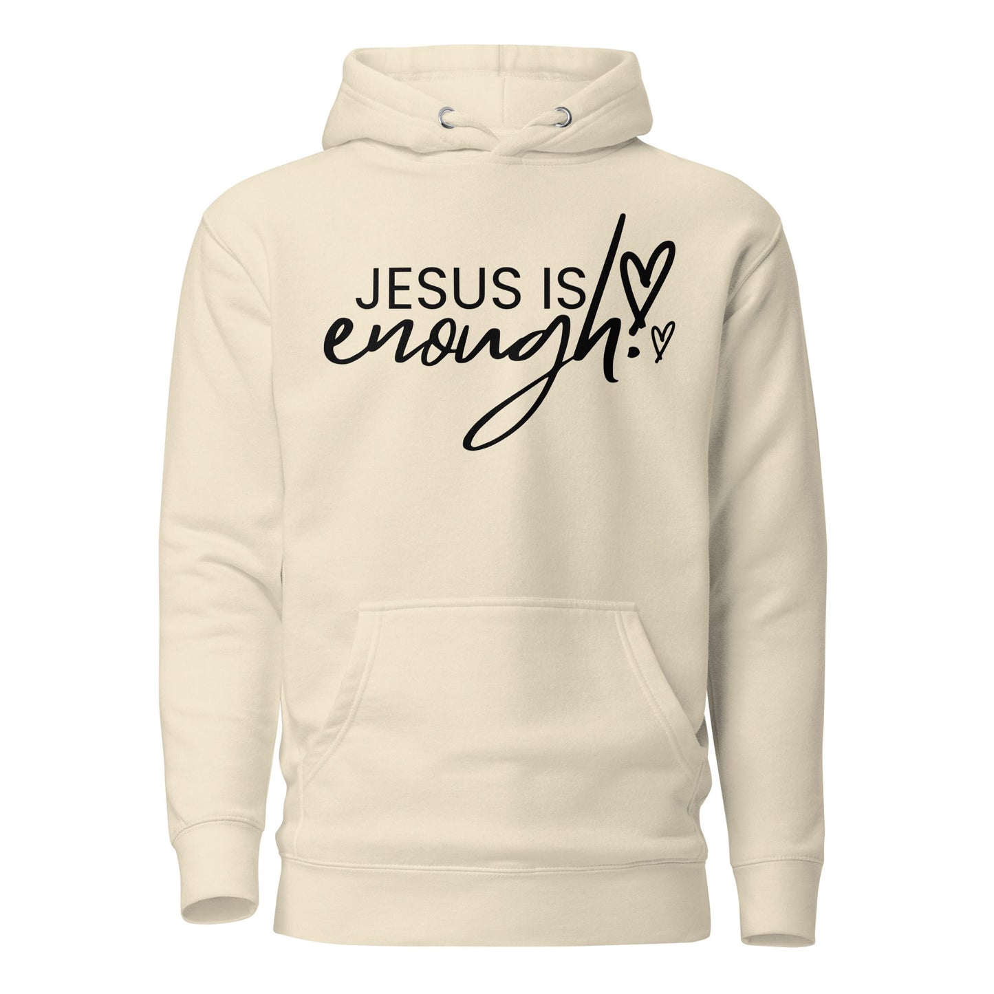 Jesus Is Enough Unisex Hoodie - Faith Based Apparel - Wellness Shine - Wellness Shine