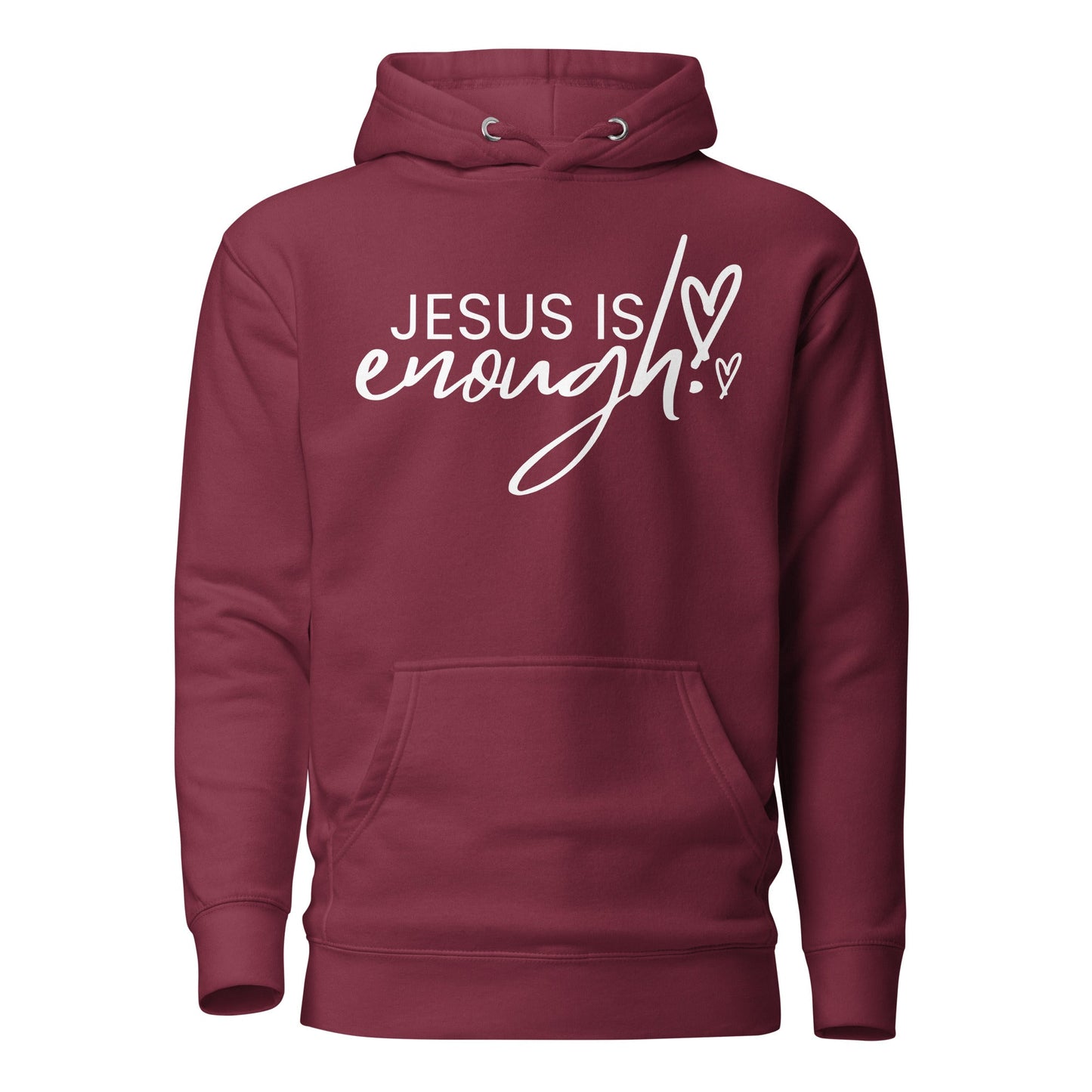 Jesus Is Enough Unisex Hoodie - Faith Based Apparel - Wellness Shine - Wellness Shine