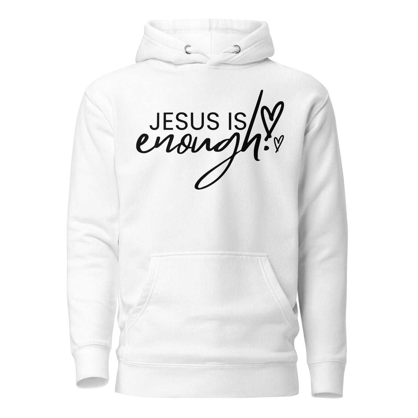 Jesus Is Enough Unisex Hoodie - Faith Based Apparel - Wellness Shine - Wellness Shine