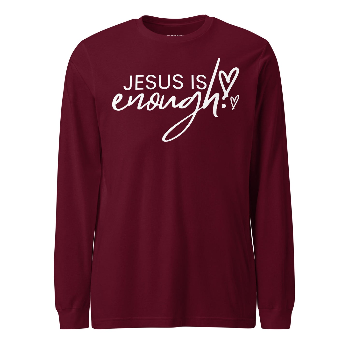 Jesus Is Enough Unisex Long Sleeve Tee - Faith Based Apparel - Wellness Shine - Wellness Shine