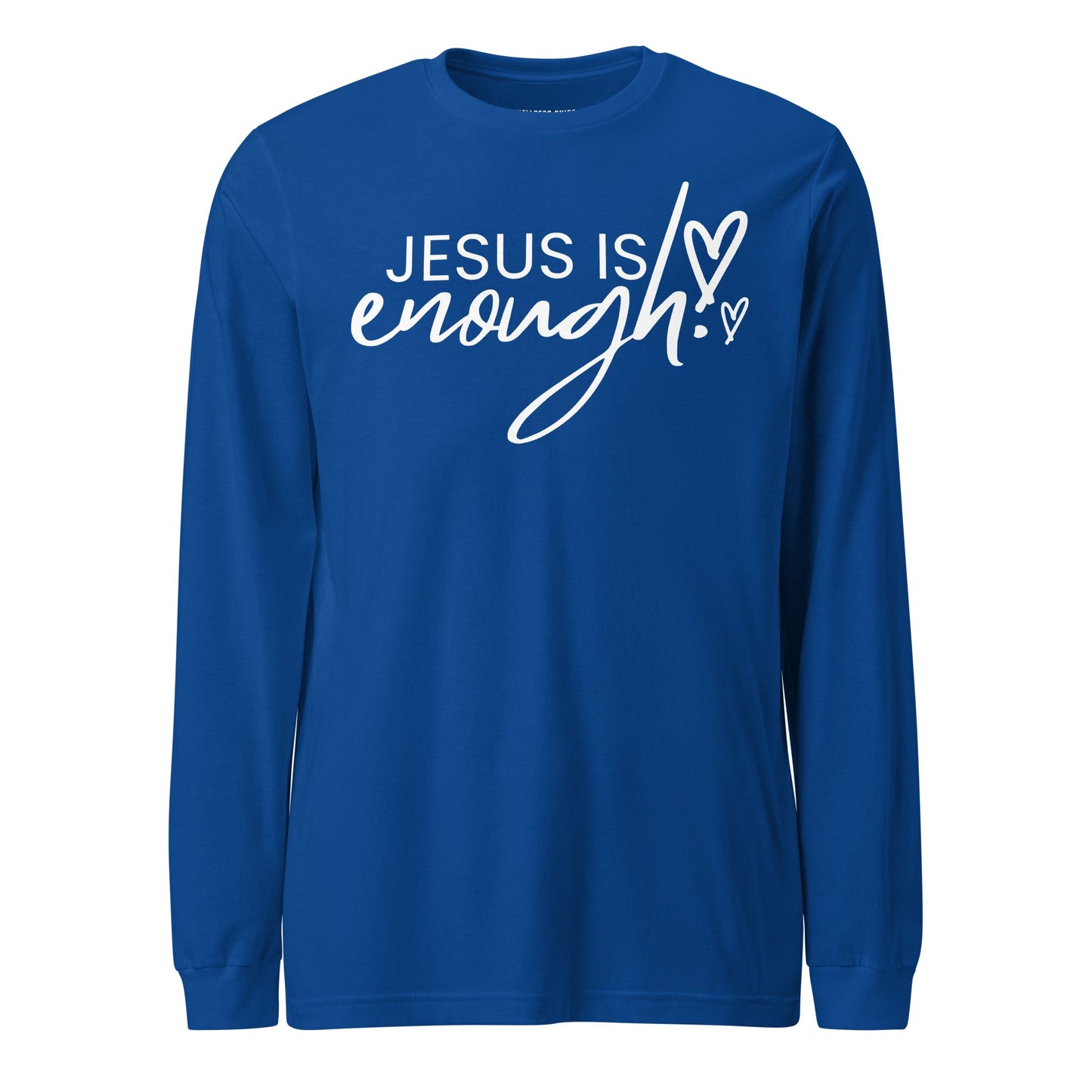 Jesus Is Enough Unisex Long Sleeve Tee - Faith Based Apparel - Wellness Shine - Wellness Shine