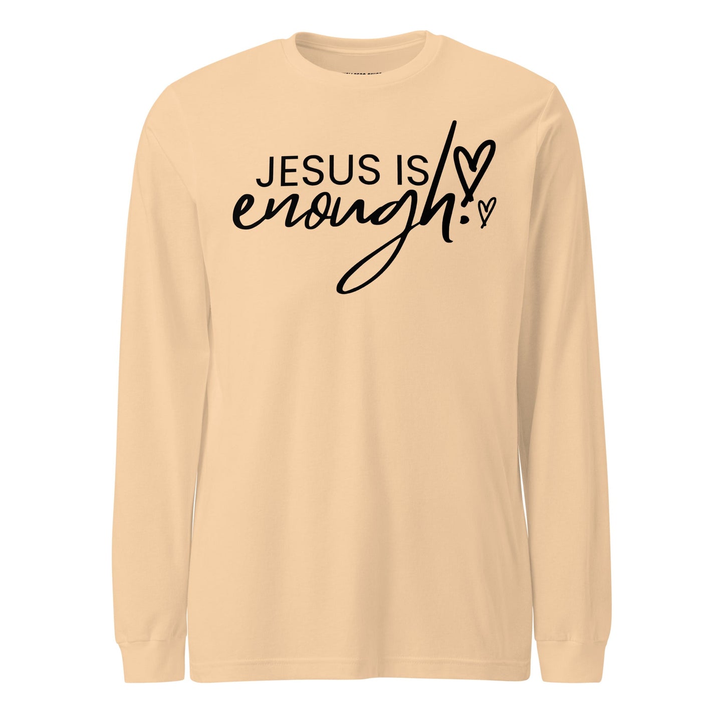 Jesus Is Enough Unisex Long Sleeve Tee - Faith Based Apparel - Wellness Shine - Wellness Shine