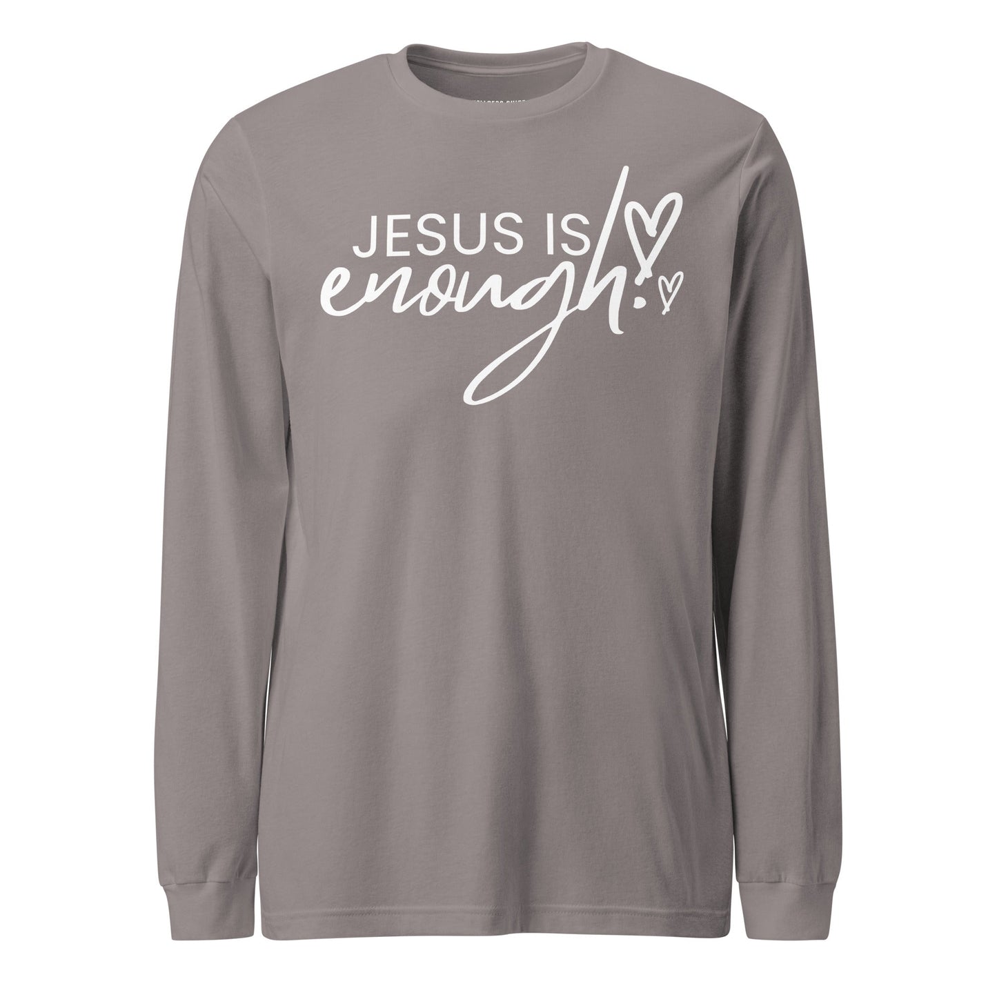 Jesus Is Enough Unisex Long Sleeve Tee - Faith Based Apparel - Wellness Shine - Wellness Shine