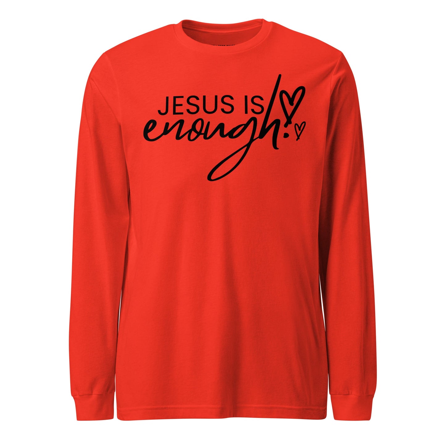 Jesus Is Enough Unisex Long Sleeve Tee - Faith Based Apparel - Wellness Shine - Wellness Shine