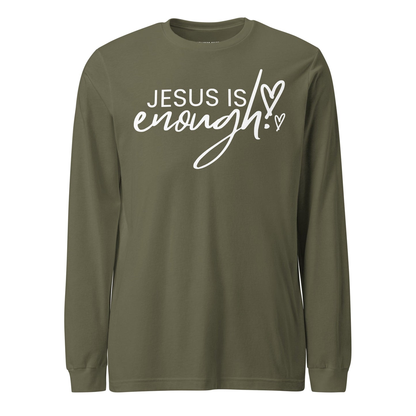Jesus Is Enough Unisex Long Sleeve Tee - Faith Based Apparel - Wellness Shine - Wellness Shine