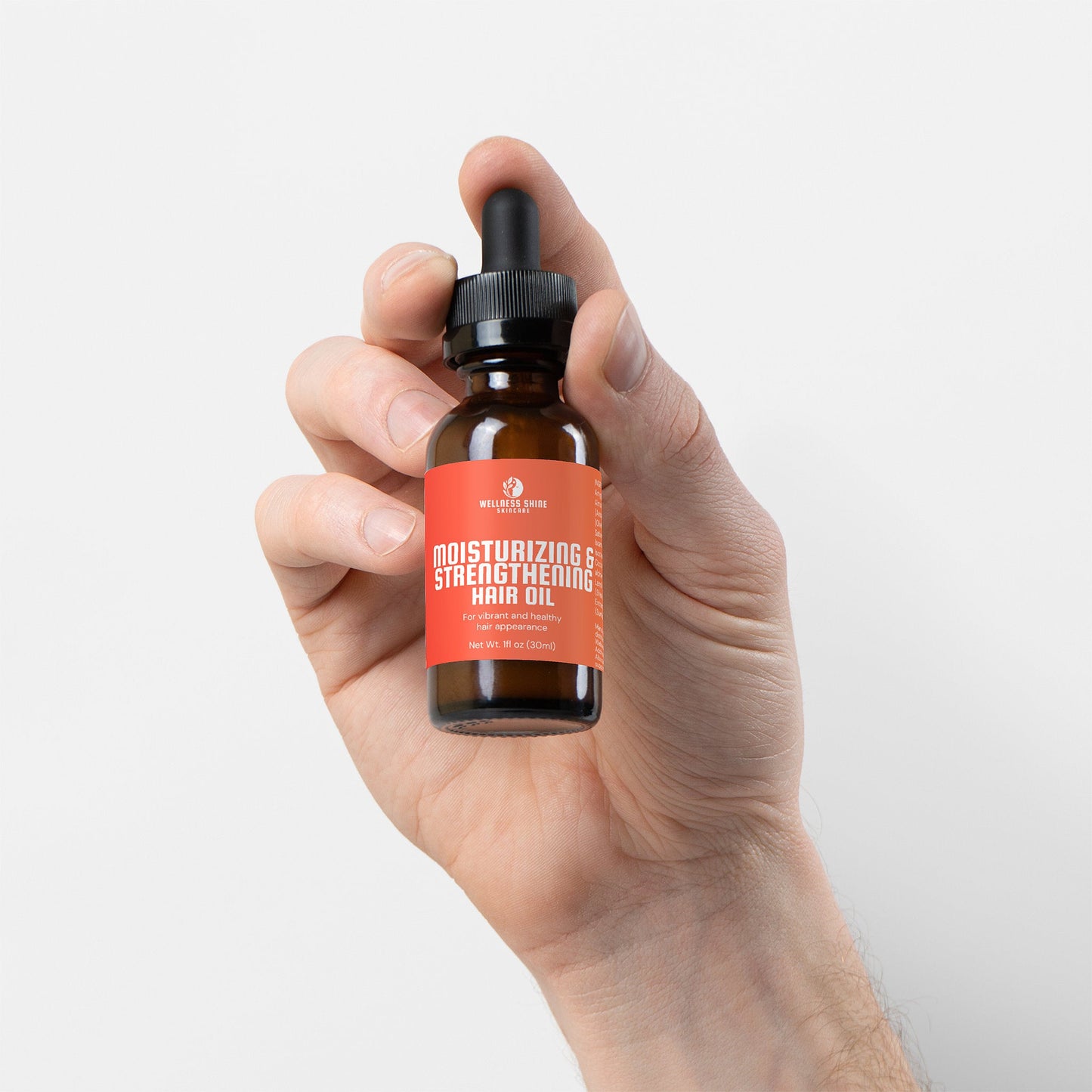 Moisturizing and Strengthening Hair Oil - Revitalizing Hair Care by Wellness Shine - Wellness Shine