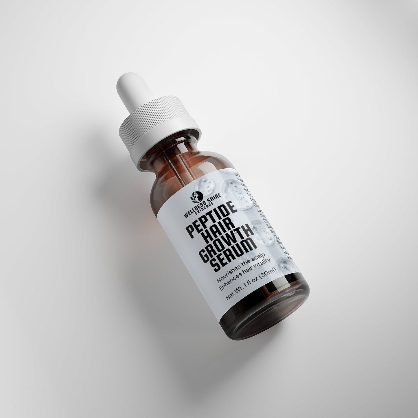 Peptide Hair Growth Serum - Scalp Nourishing and Hair Vitality Hair Care by Wellness Shine - Wellness Shine