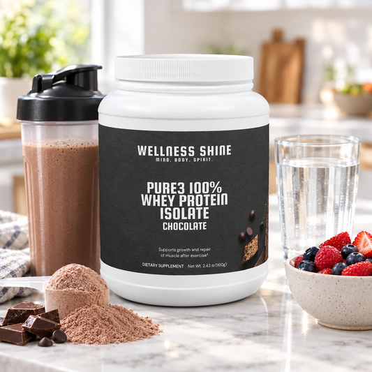 Pure3 Whey Protein Isolate (Chocolate) lifestyle