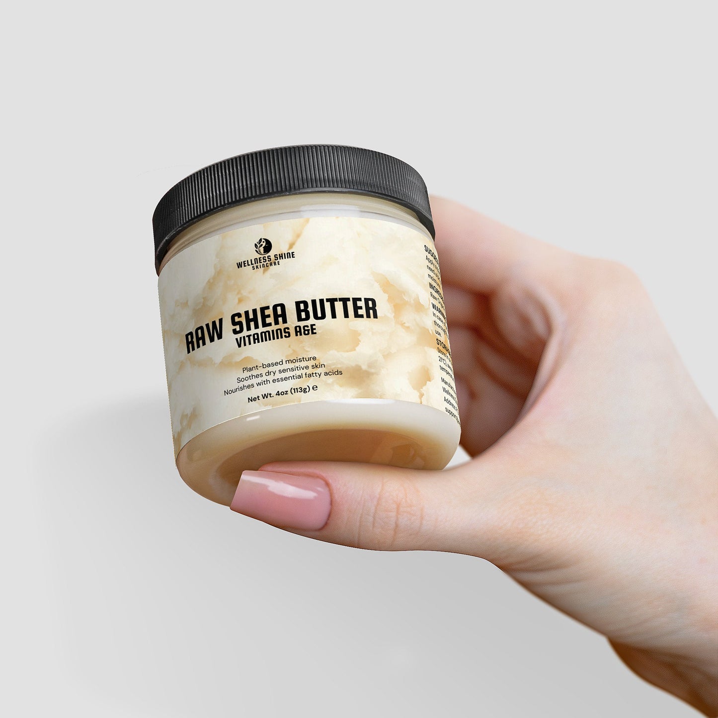 Raw Shea Butter - Moisturizing and Nourishing Skincare by Wellness Shine - Wellness Shine