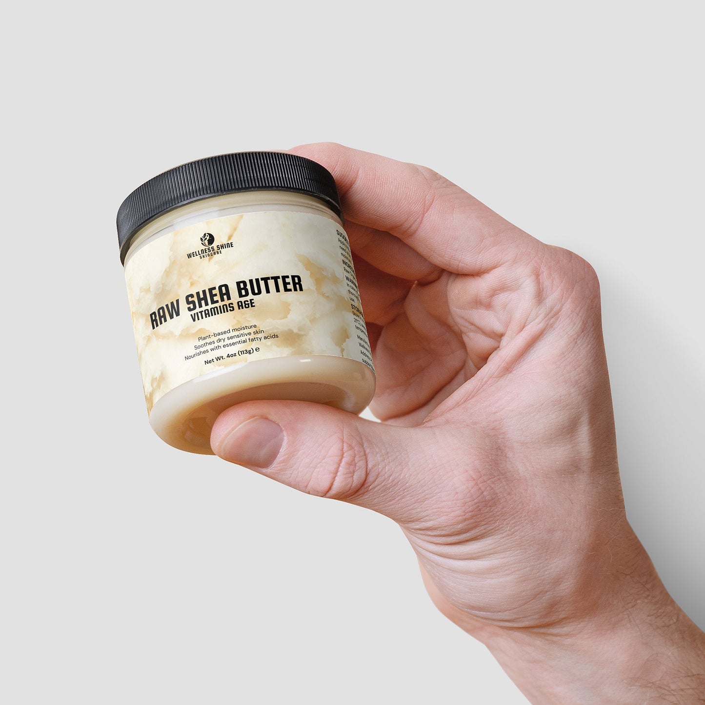 Raw Shea Butter - Moisturizing and Nourishing Skincare by Wellness Shine - Wellness Shine
