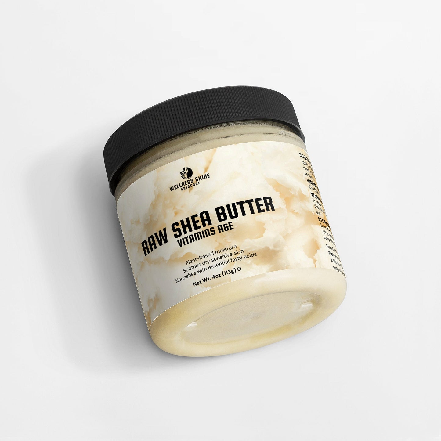 Raw Shea Butter - Moisturizing and Nourishing Skincare by Wellness Shine - Wellness Shine