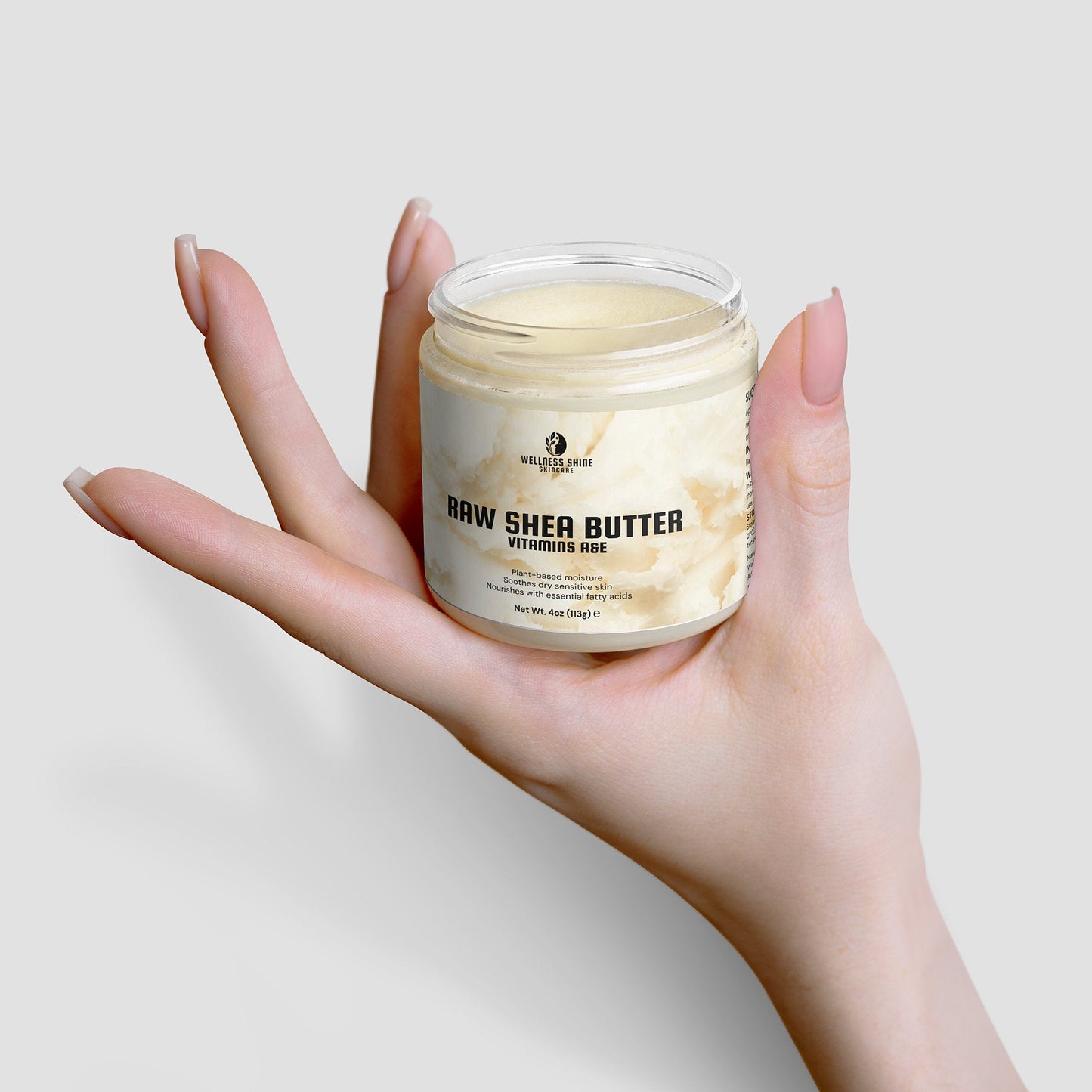 Raw Shea Butter - Moisturizing and Nourishing Skincare by Wellness Shine - Wellness Shine