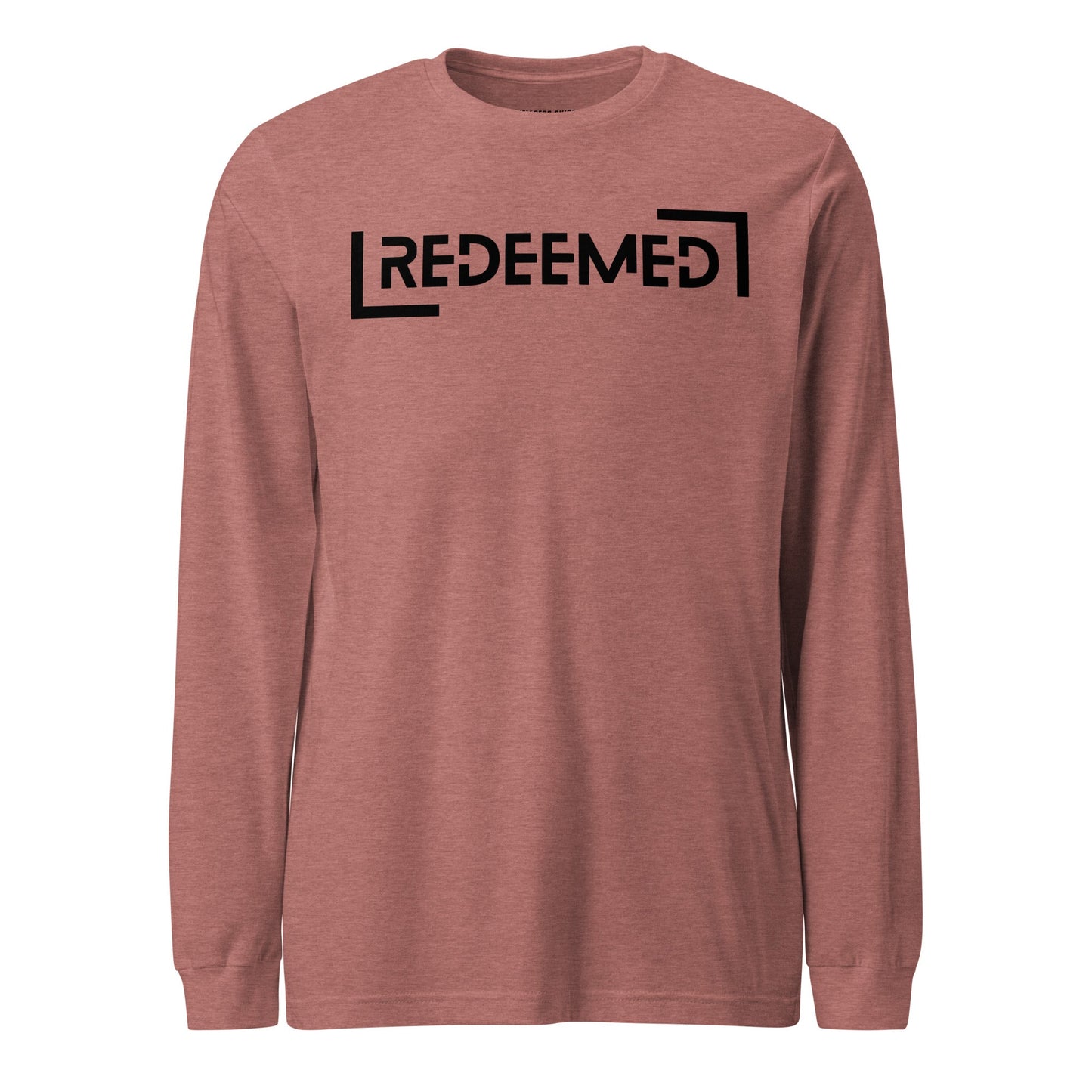 Redeemed Unisex Long Sleeve Tee - Faith Based Apparel - Wellness Shine - Wellness Shine